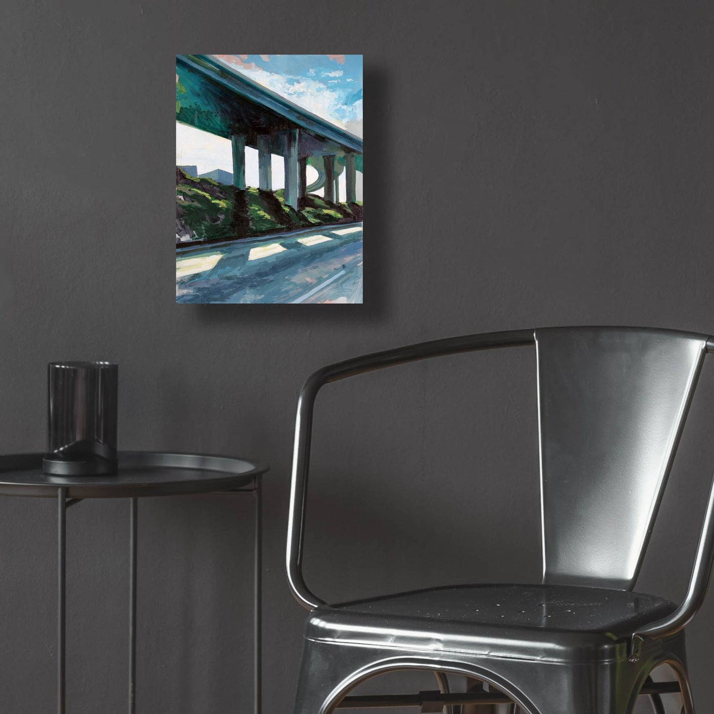 Epic Art 'Overpass at Sunrise' by Victoria Macmillan, Acrylic Glass Wall Art,12x16