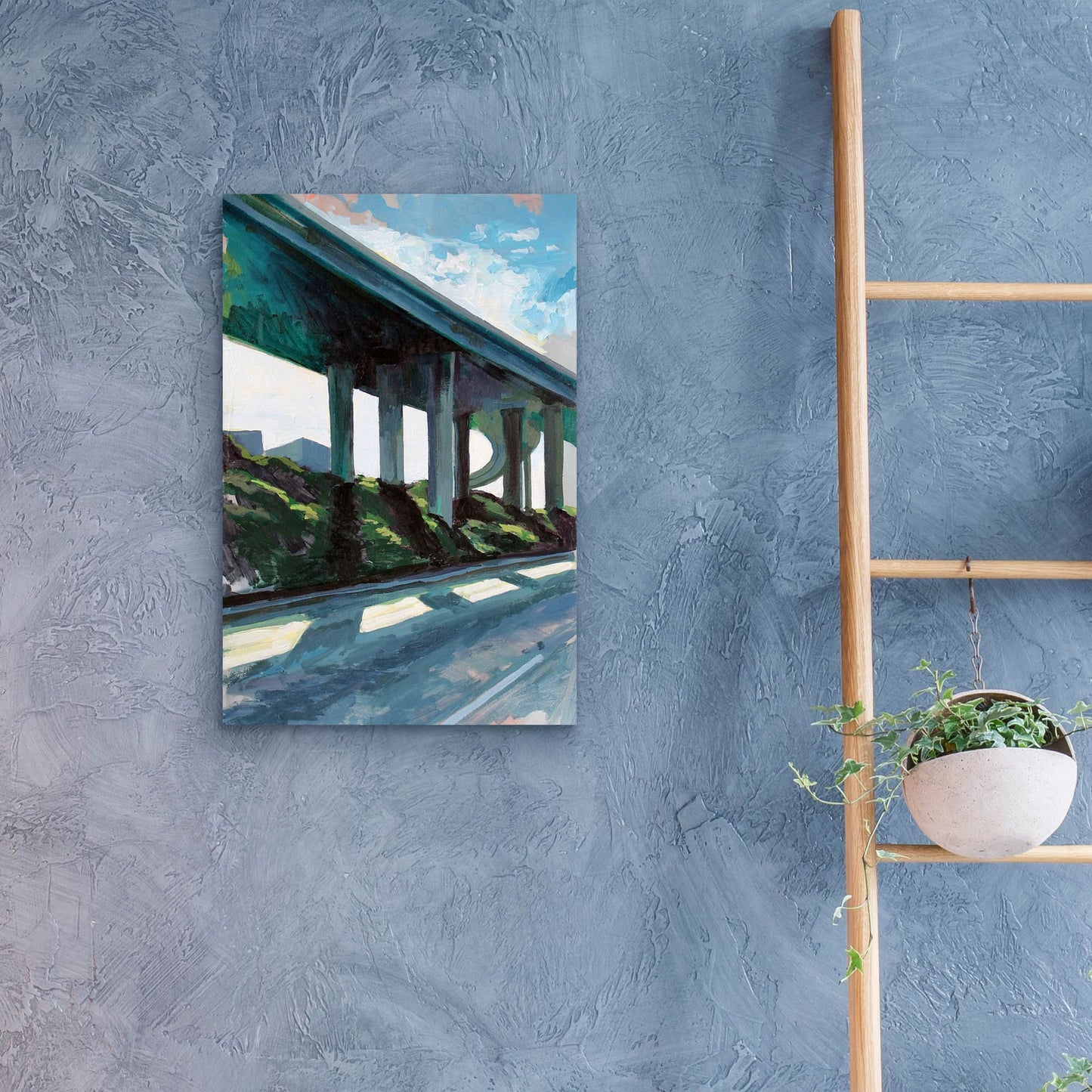 Epic Art 'Overpass at Sunrise' by Victoria Macmillan, Acrylic Glass Wall Art,16x24