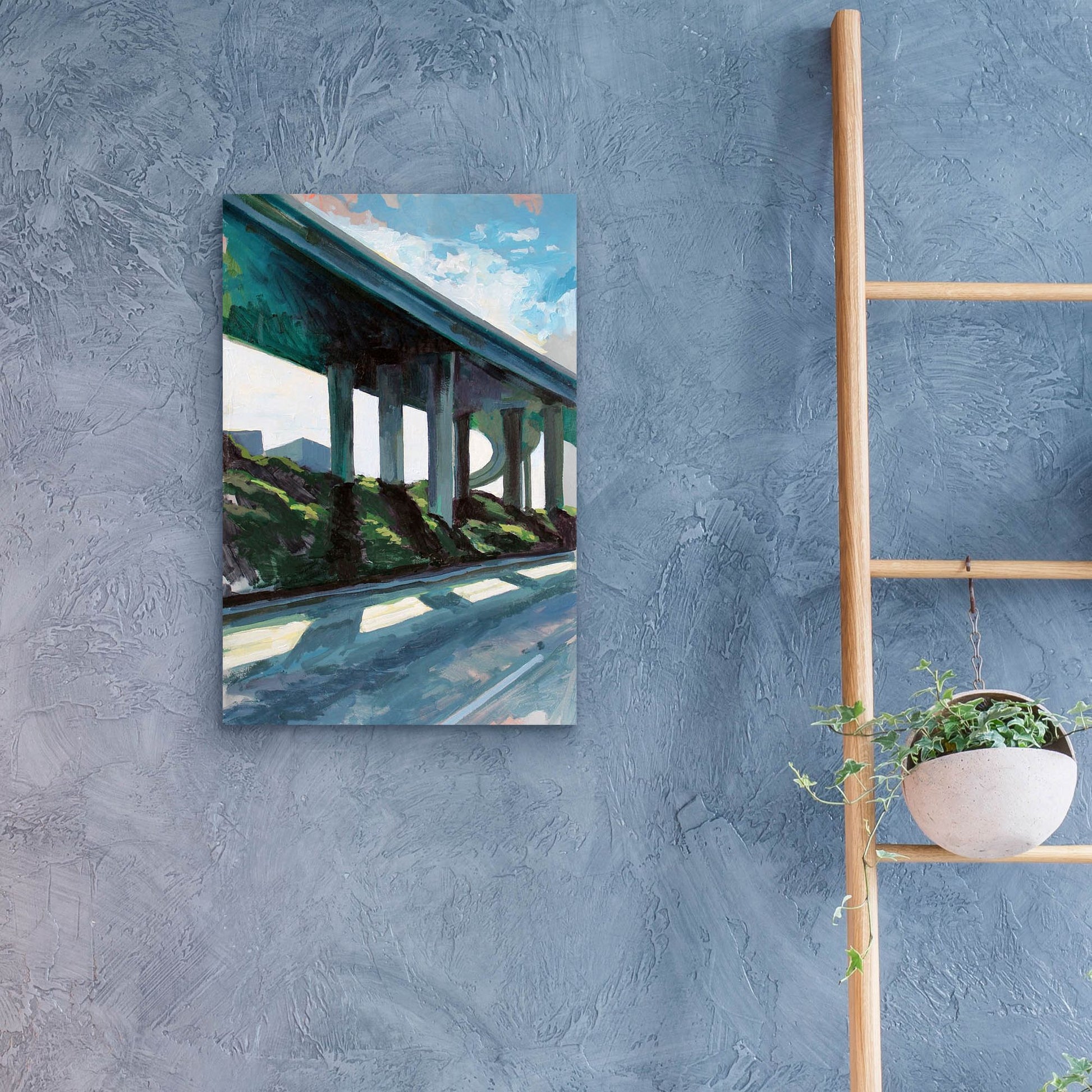 Epic Art 'Overpass at Sunrise' by Victoria Macmillan, Acrylic Glass Wall Art,16x24