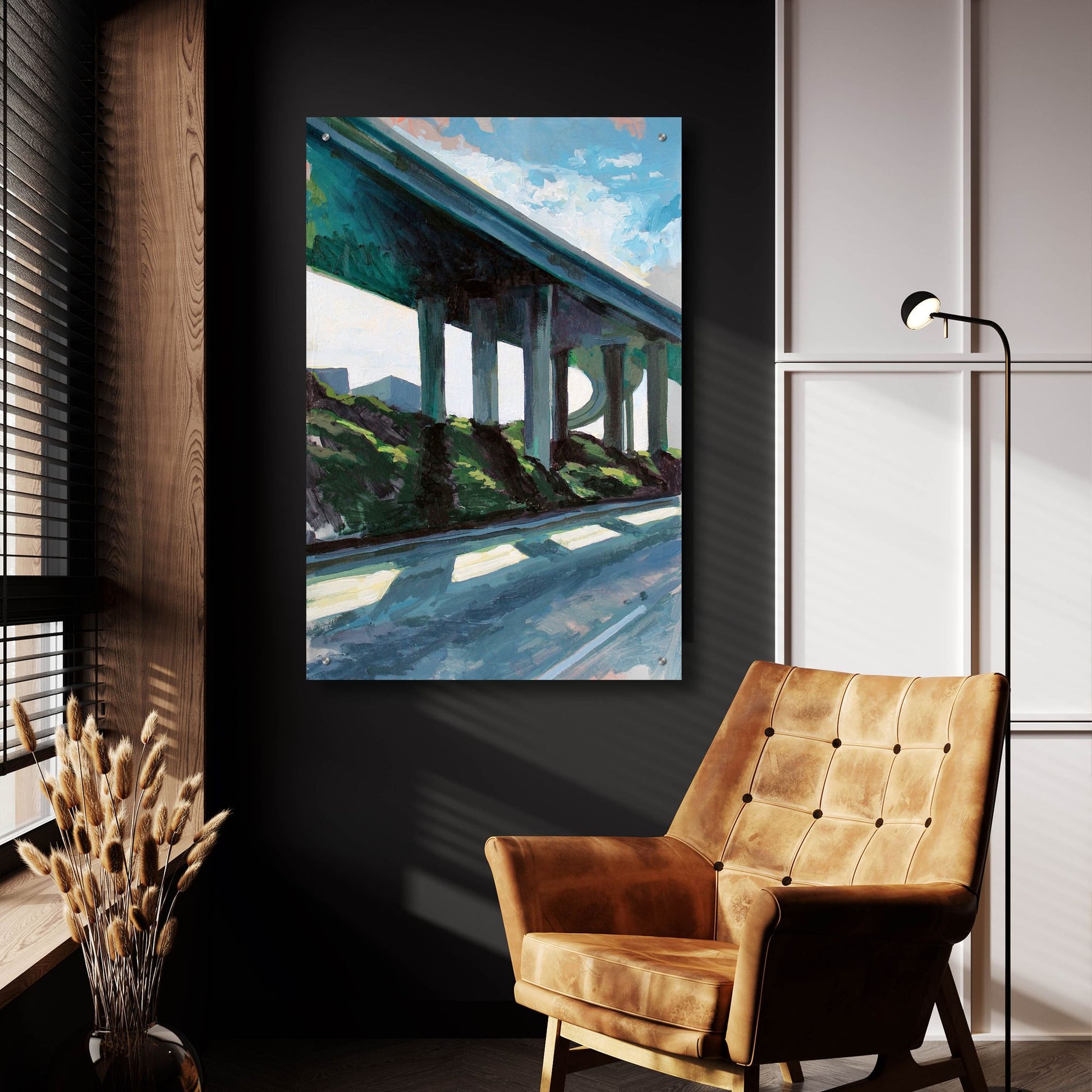 Epic Art 'Overpass at Sunrise' by Victoria Macmillan, Acrylic Glass Wall Art,24x36