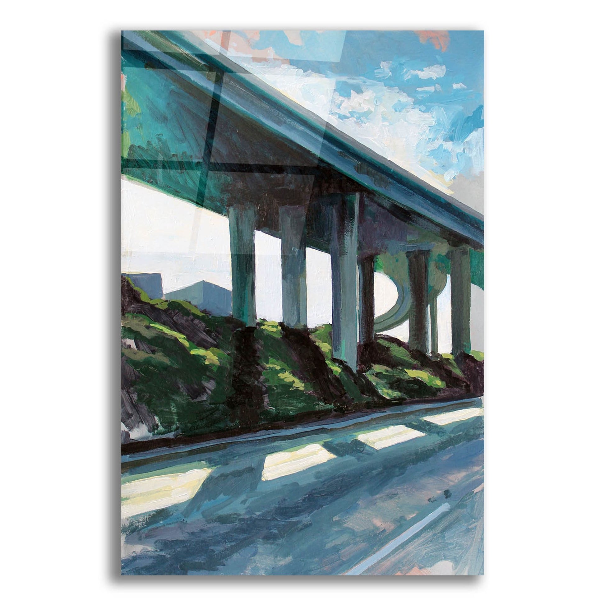 Epic Art 'Overpass at Sunrise' by Victoria Macmillan, Acrylic Glass Wall Art