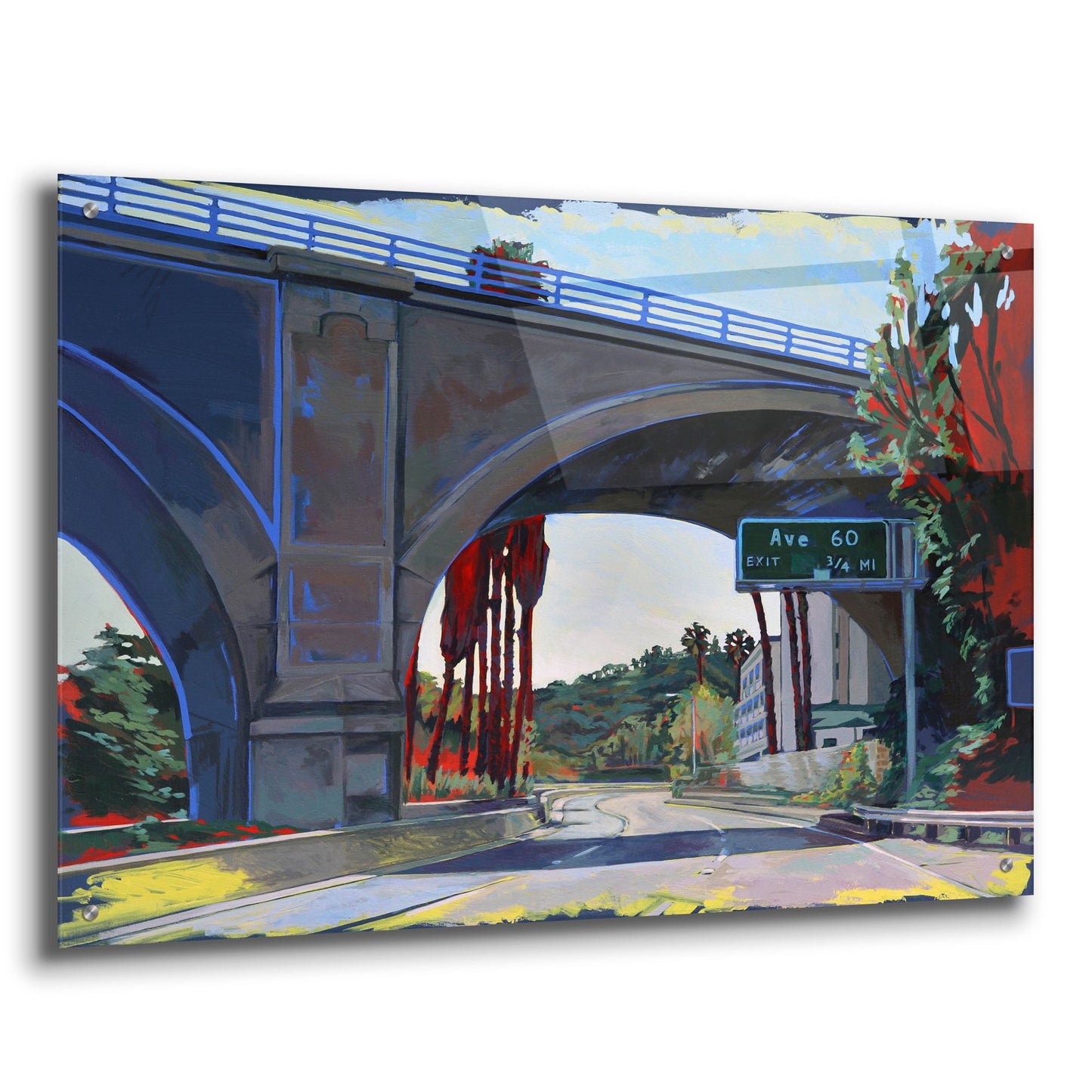 Epic Art 'Road to Highland Park' by Victoria Macmillan, Acrylic Glass Wall Art,36x24