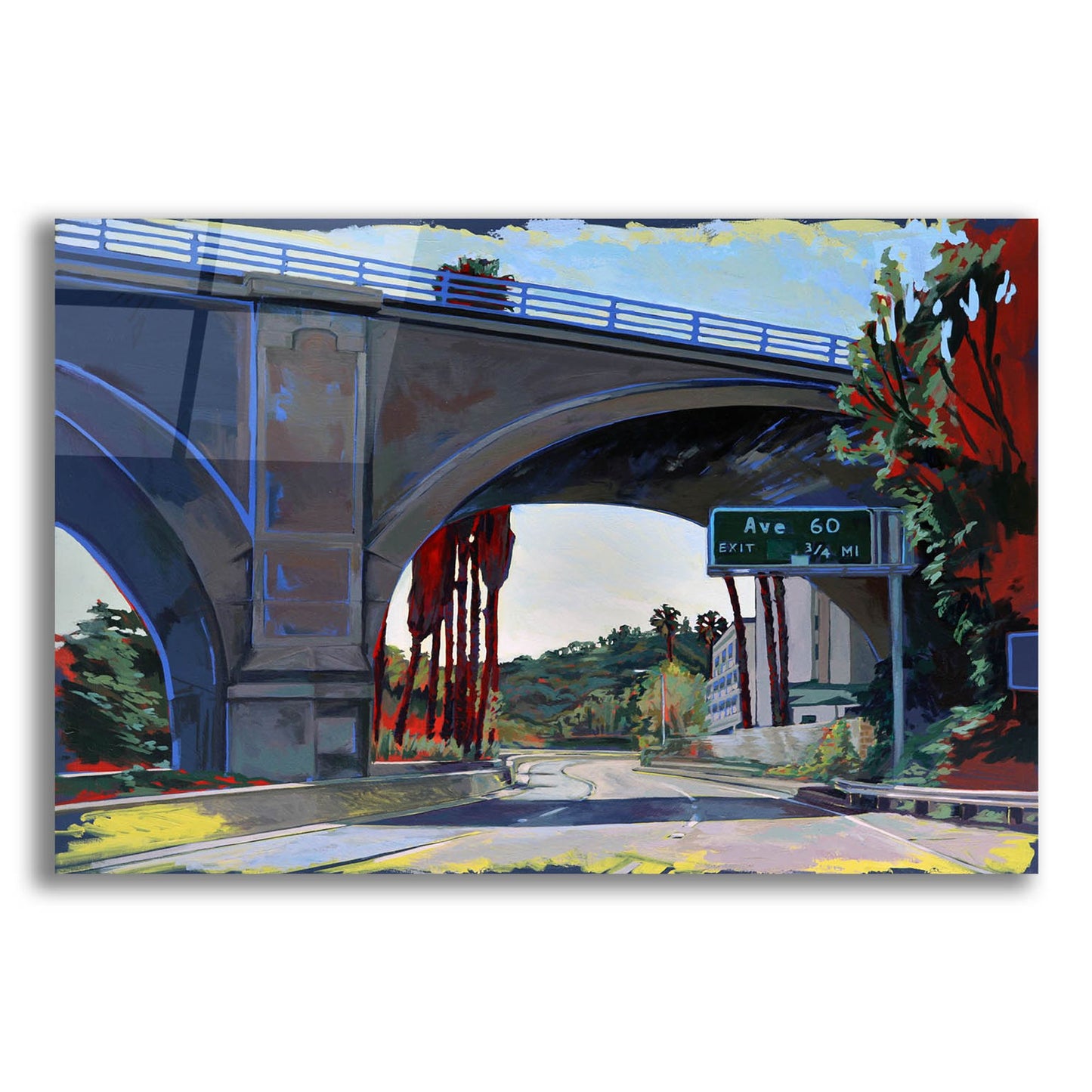 Epic Art 'Road to Highland Park' by Victoria Macmillan, Acrylic Glass Wall Art