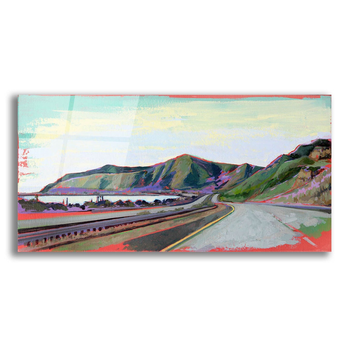 Epic Art 'Road to Santa Barbara' by Victoria Macmillan, Acrylic Glass Wall Art