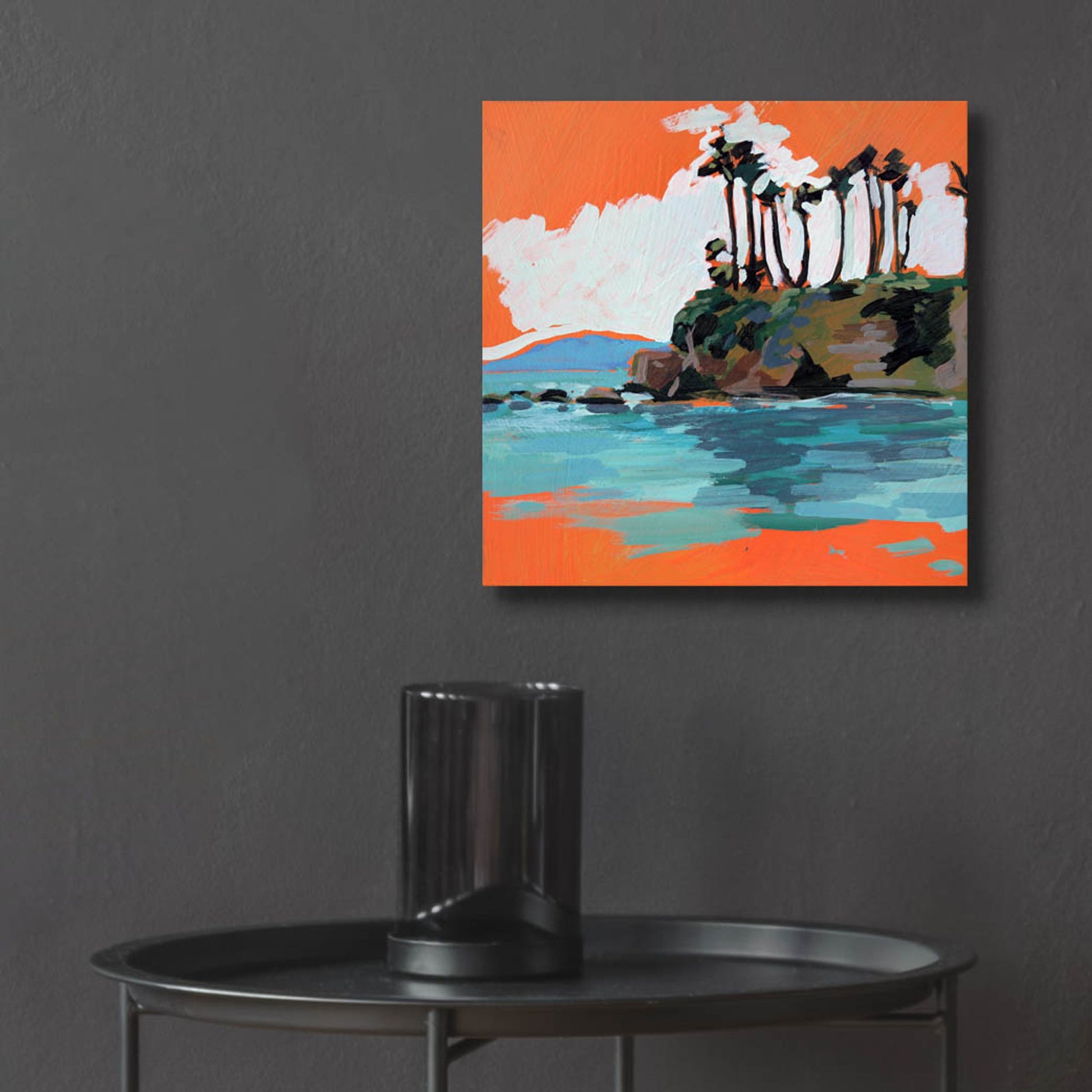 Epic Art 'Shaws Cove at Laguna Beach' by Victoria Macmillan, Acrylic Glass Wall Art,12x12