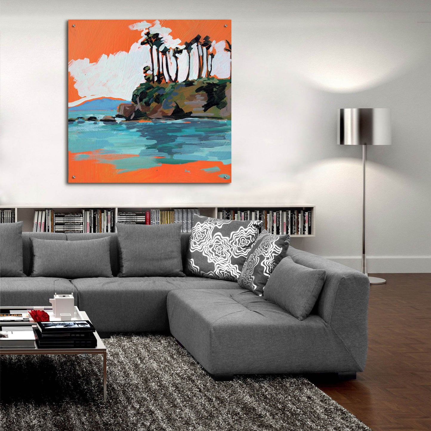 Epic Art 'Shaws Cove at Laguna Beach' by Victoria Macmillan, Acrylic Glass Wall Art,36x36