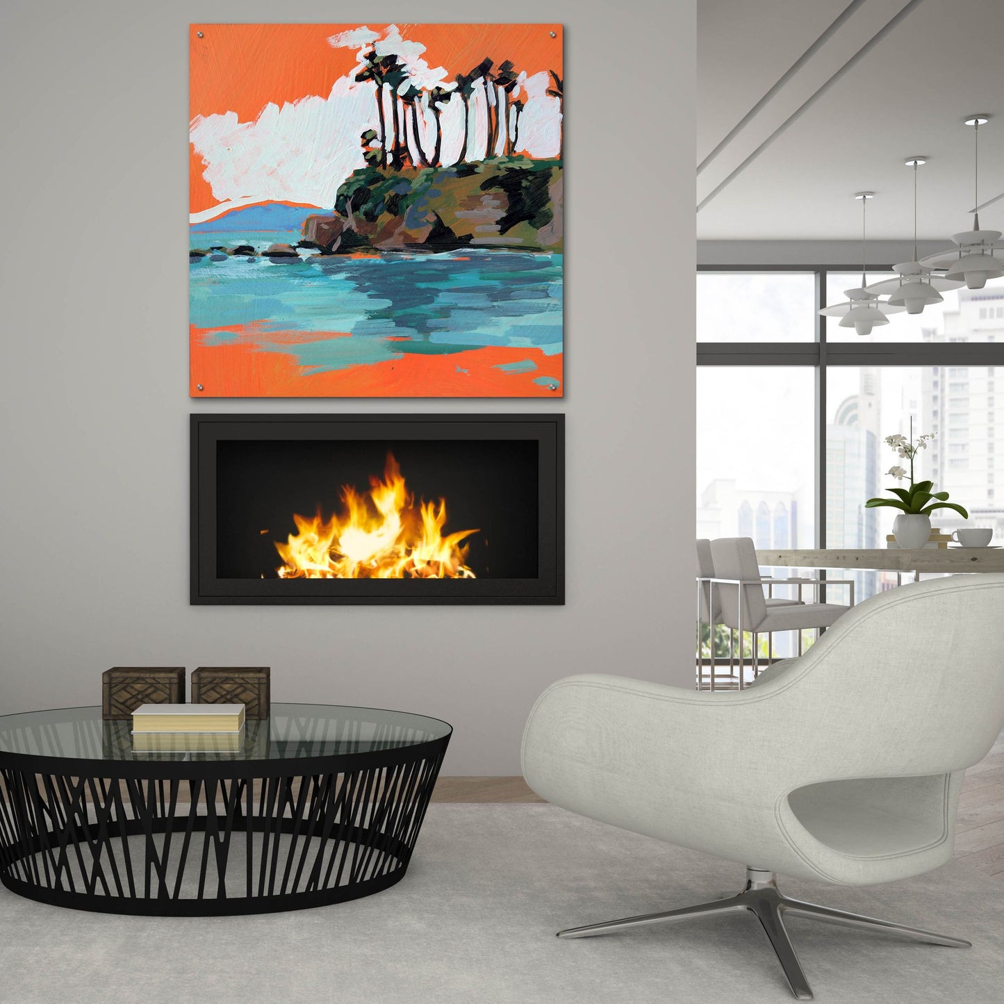 Epic Art 'Shaws Cove at Laguna Beach' by Victoria Macmillan, Acrylic Glass Wall Art,36x36