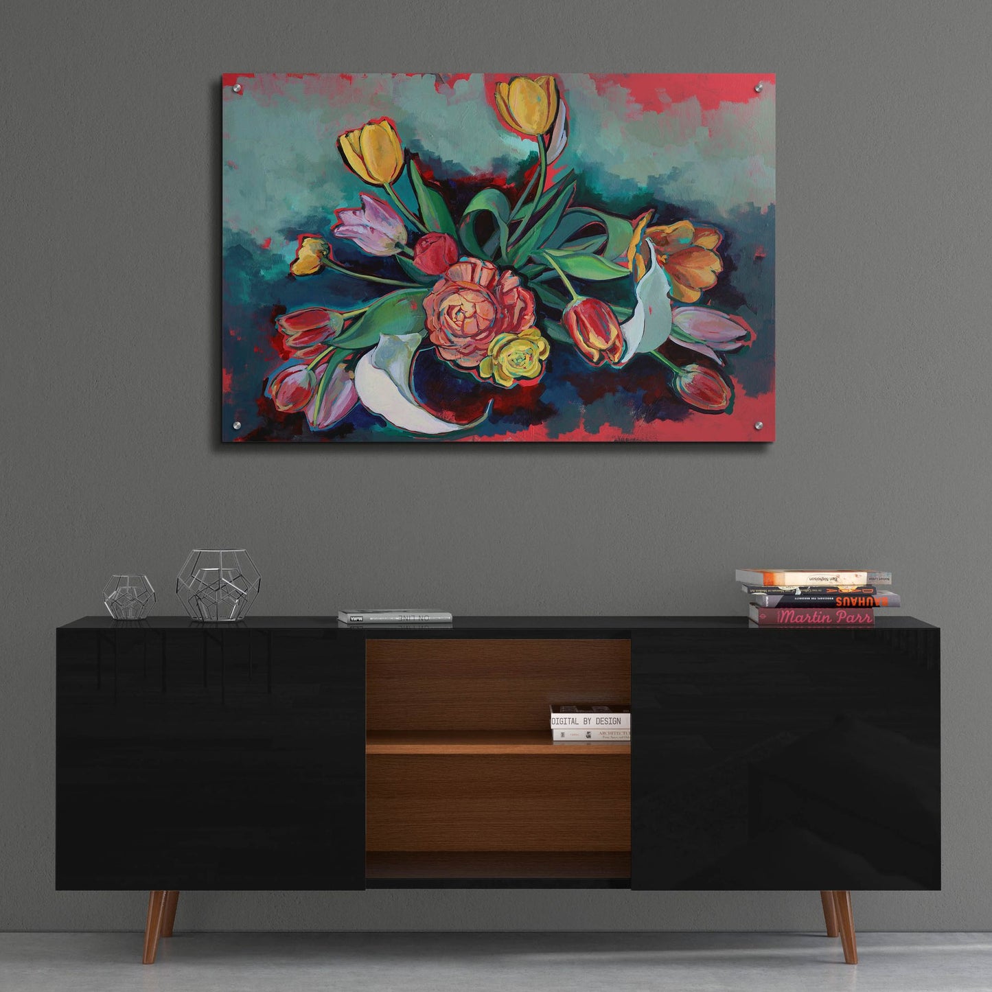 Epic Art 'Spring Bouquet at Dusk' by Victoria Macmillan, Acrylic Glass Wall Art,36x24