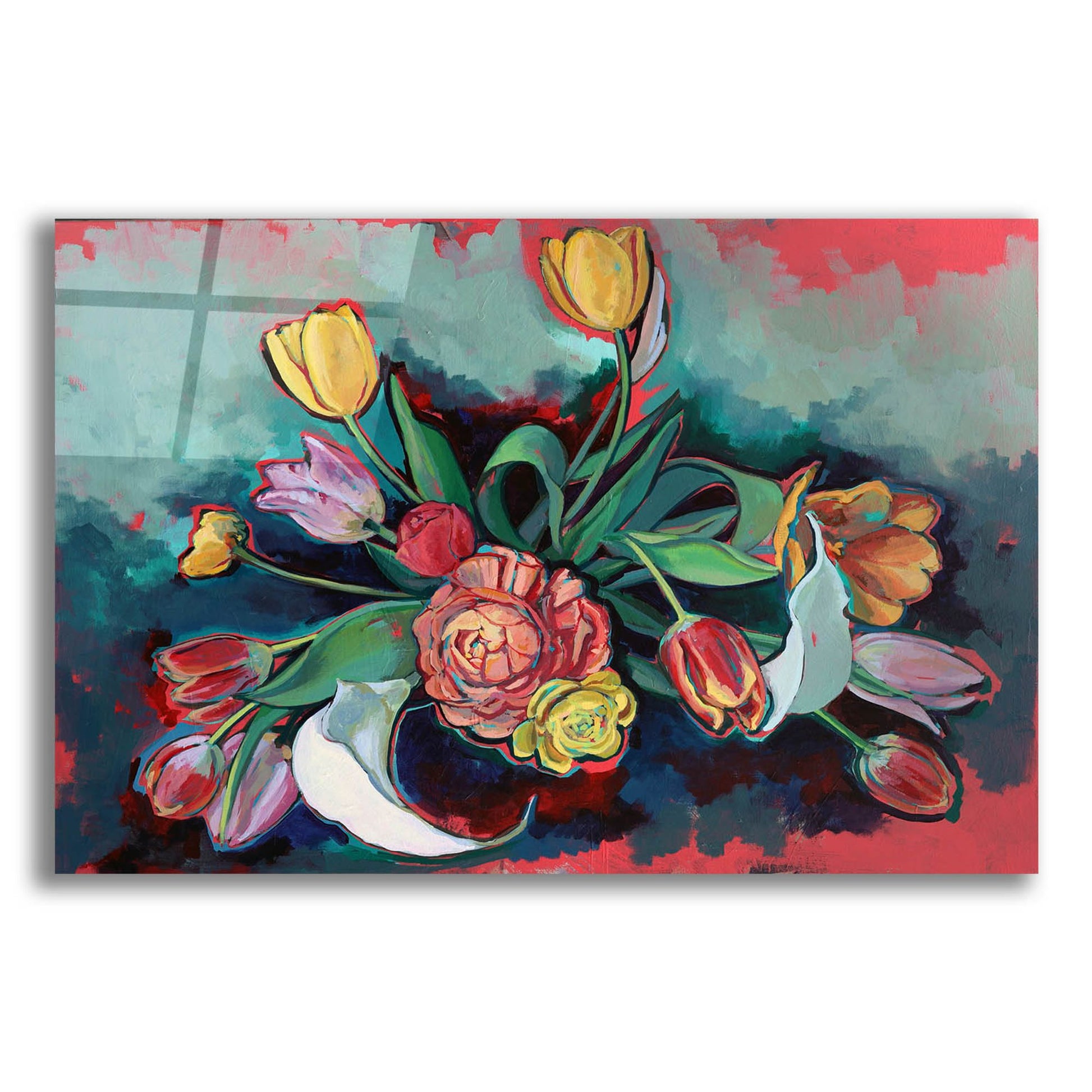 Epic Art 'Spring Bouquet at Dusk' by Victoria Macmillan, Acrylic Glass Wall Art