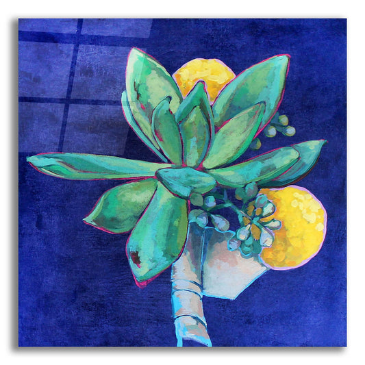 Epic Art 'Succulent Boutonniere' by Victoria Macmillan, Acrylic Glass Wall Art