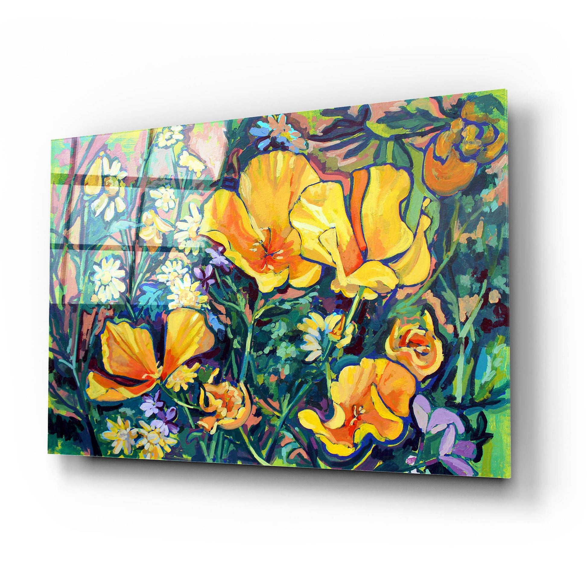 Epic Art 'Super Bloom' by Victoria Macmillan, Acrylic Glass Wall Art,24x16