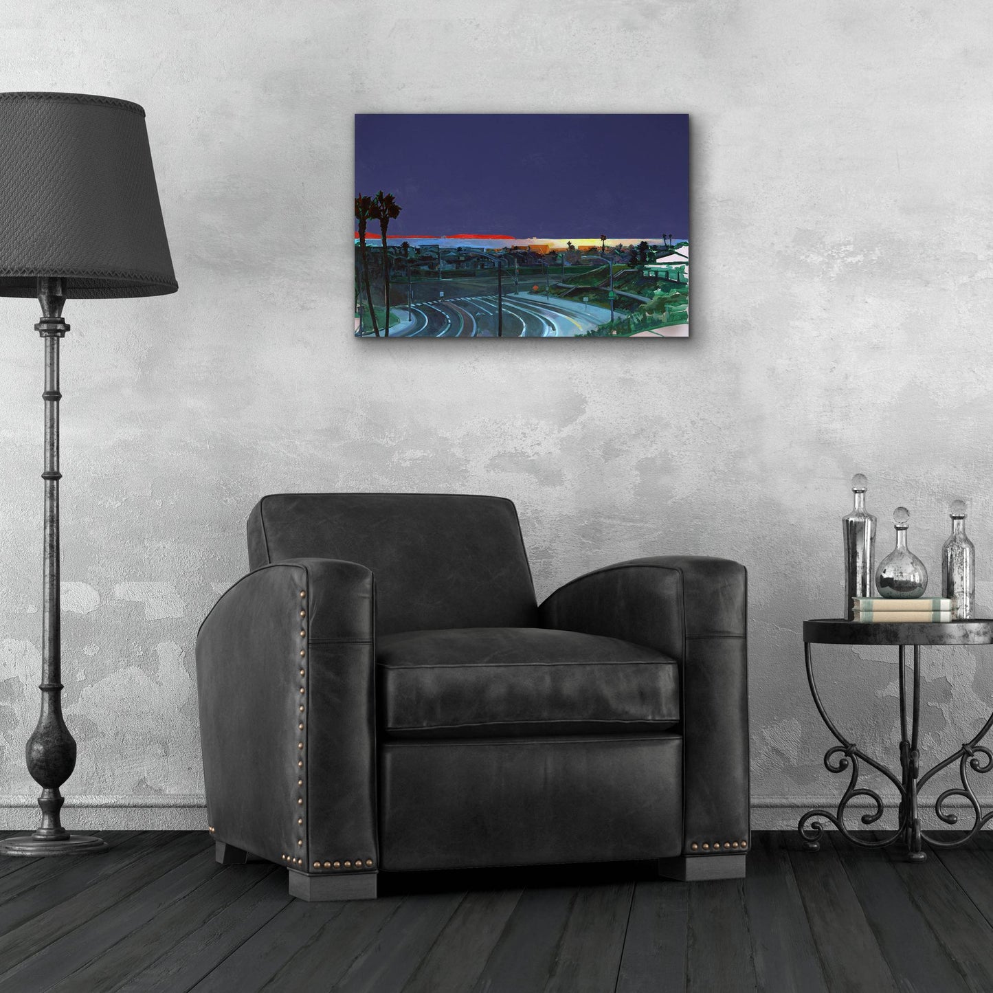 Epic Art 'Superior to PCH at Sunset' by Victoria Macmillan, Acrylic Glass Wall Art,24x16