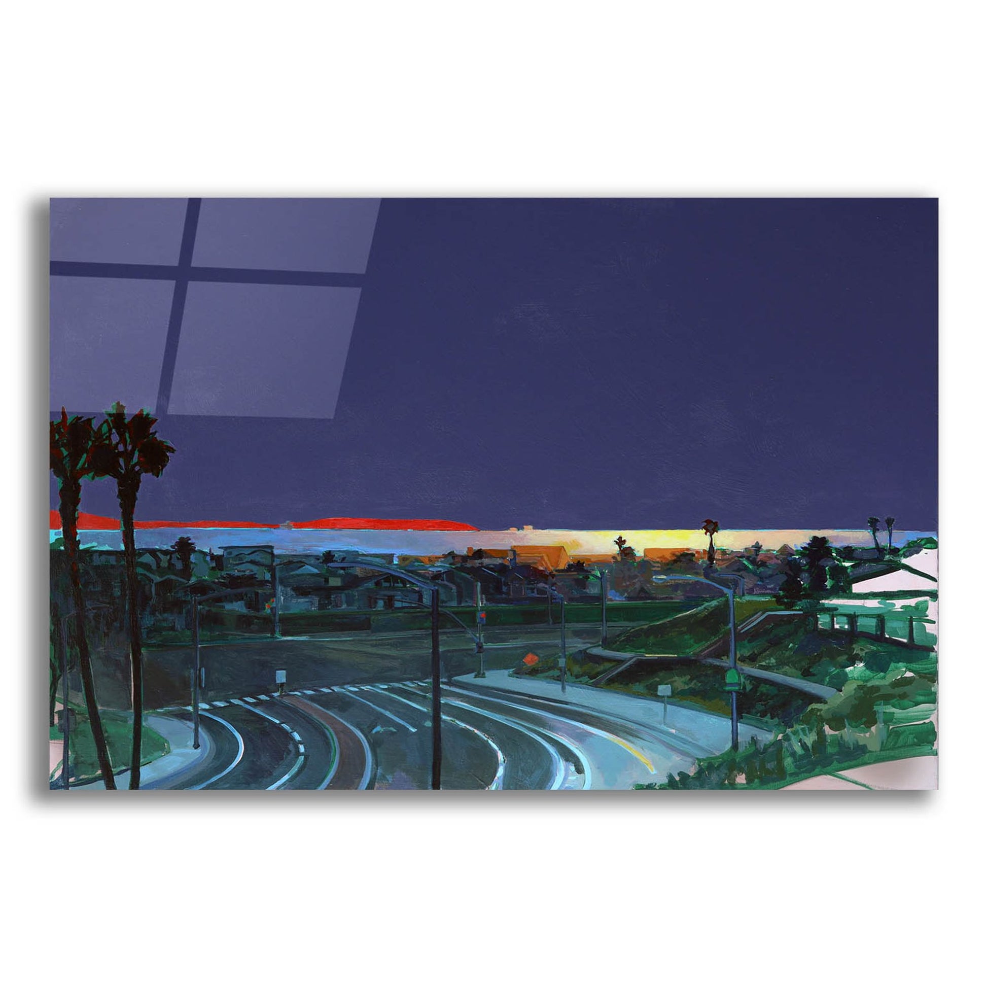 Epic Art 'Superior to PCH at Sunset' by Victoria Macmillan, Acrylic Glass Wall Art