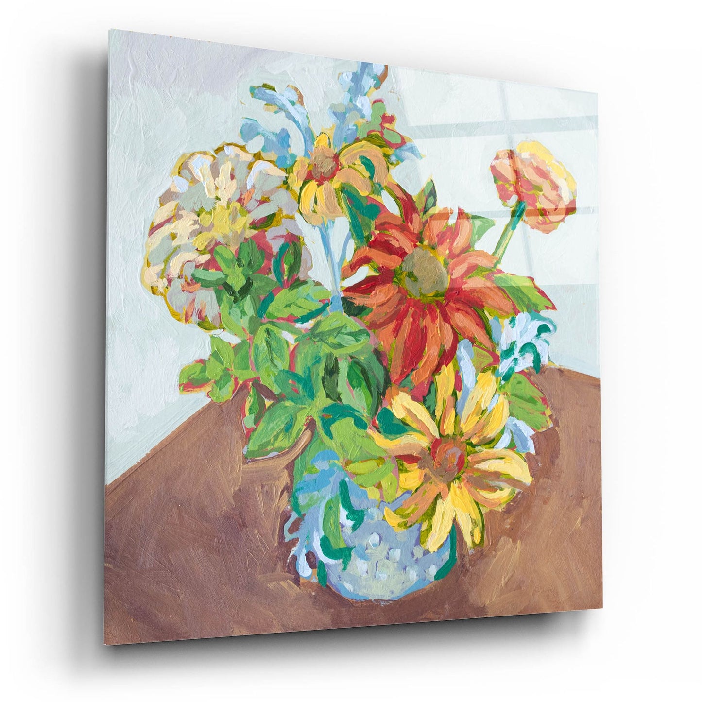 Epic Art 'From the Garden' by Victoria Macmillan, Acrylic Glass Wall Art,12x12