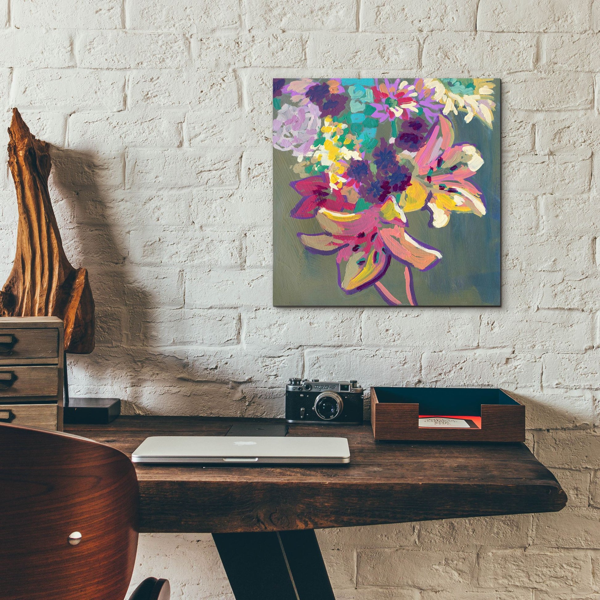 Epic Art 'Lily Mixed Bouquet' by Victoria Macmillan, Acrylic Glass Wall Art,12x12