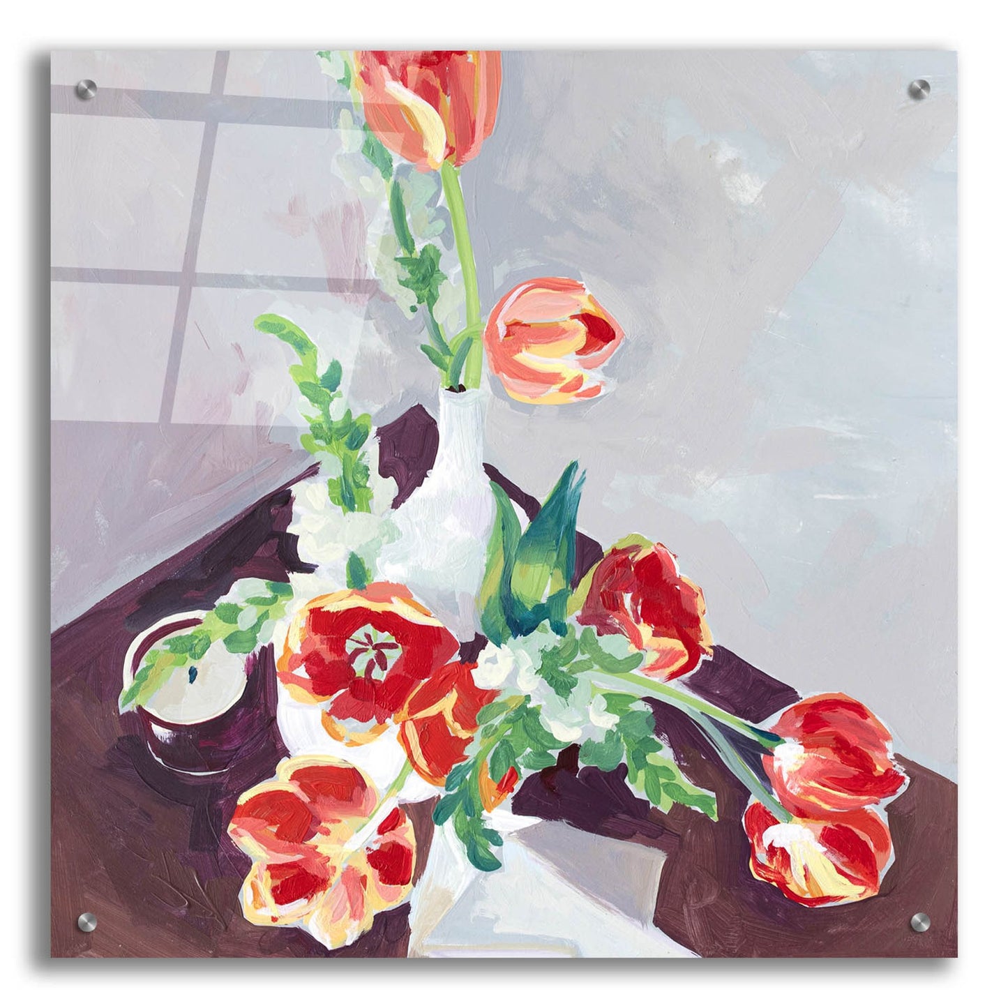 Epic Art 'Table Top Tulips' by Victoria Macmillan, Acrylic Glass Wall Art