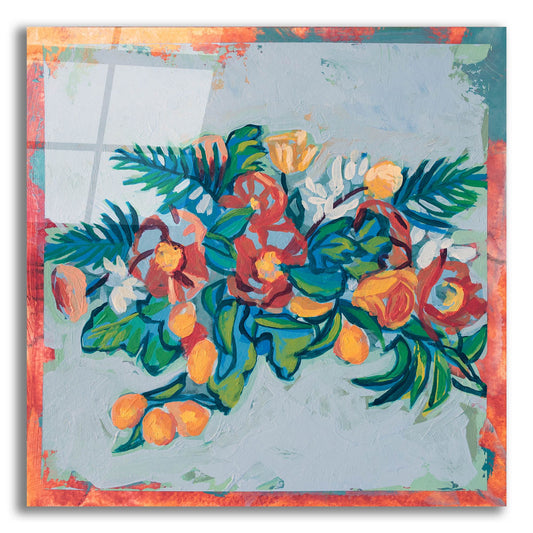 Epic Art 'Tropical Bouquet' by Victoria Macmillan, Acrylic Glass Wall Art