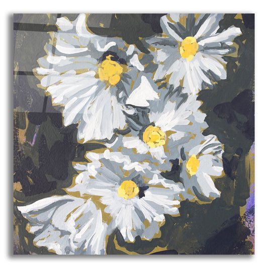 Epic Art 'White Floral' by Victoria Macmillan, Acrylic Glass Wall Art