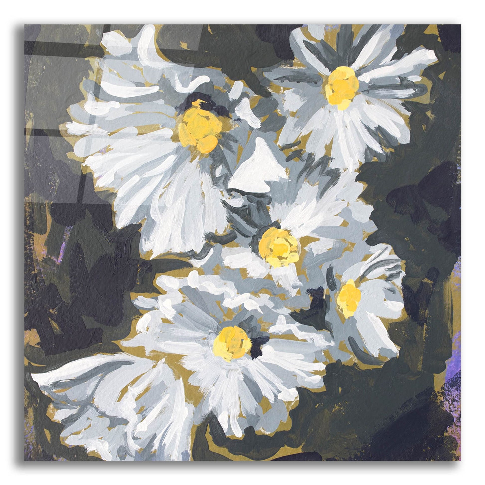 Epic Art 'White Floral' by Victoria Macmillan, Acrylic Glass Wall Art