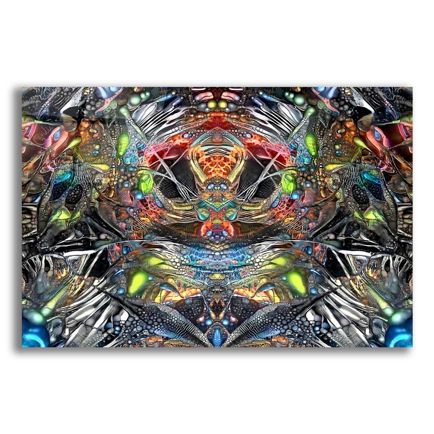 Epic Art '666' by Pedro Gavidia, Acrylic Glass Wall Art,16x12