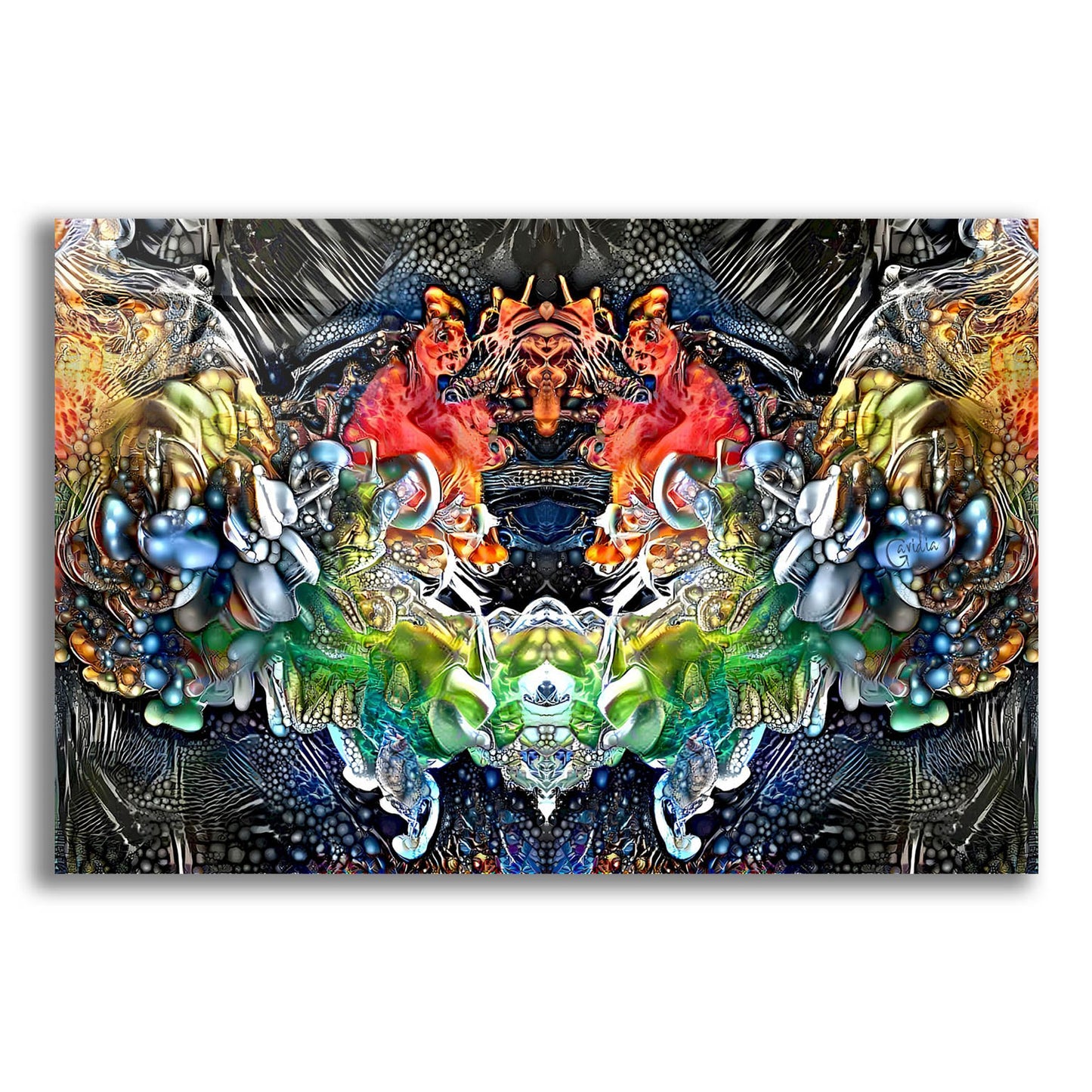 Epic Art 'Amaravati Gate' by Pedro Gavidia, Acrylic Glass Wall Art,16x12