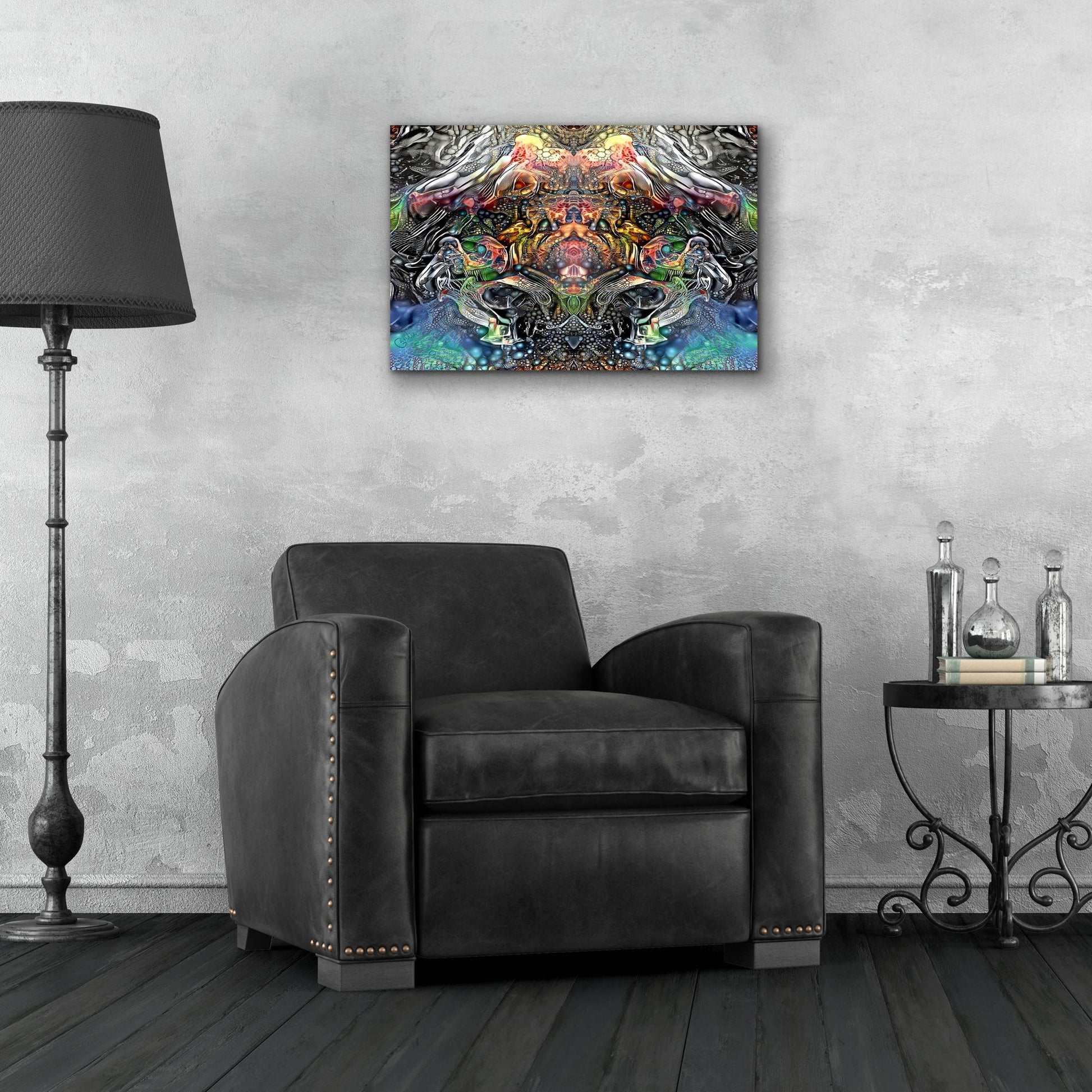 Epic Art 'Bioassembly' by Pedro Gavidia, Acrylic Glass Wall Art,24x16