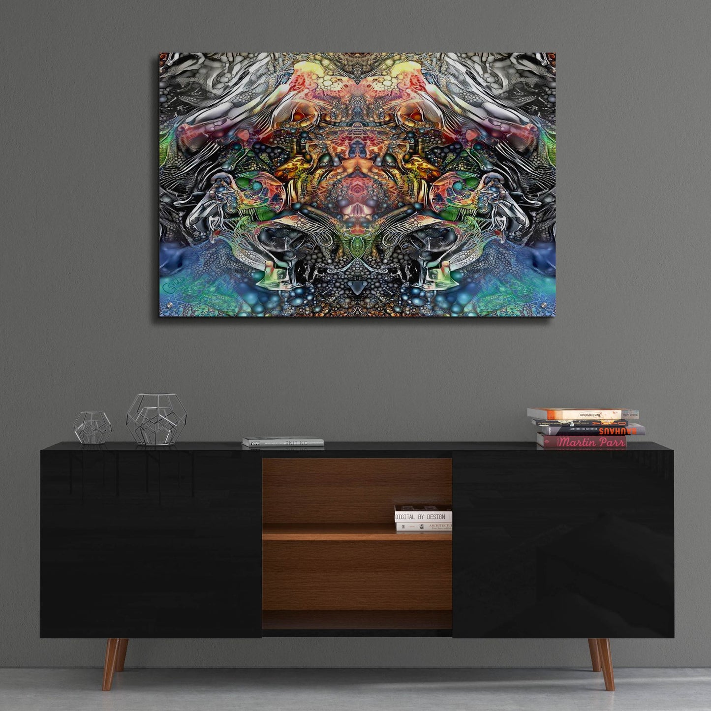 Epic Art 'Bioassembly' by Pedro Gavidia, Acrylic Glass Wall Art,36x24