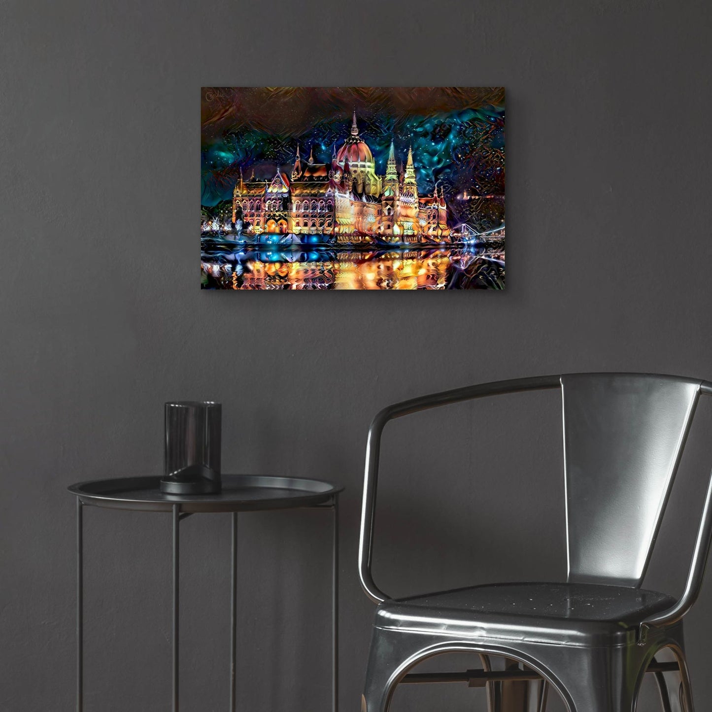 Epic Art 'Budapest Hungary Parliament At Night' by Pedro Gavidia, Acrylic Glass Wall Art,24x16