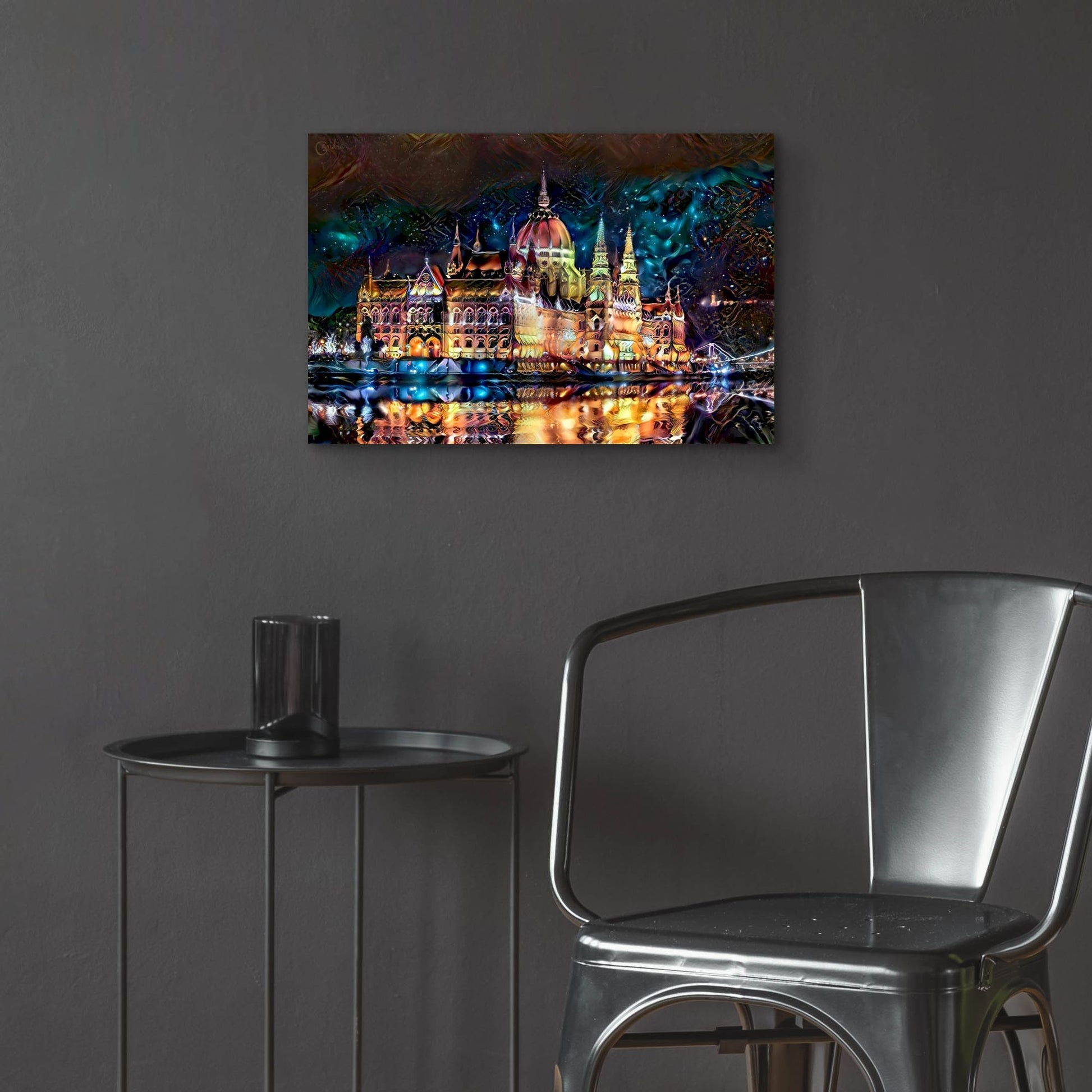 Epic Art 'Budapest Hungary Parliament At Night' by Pedro Gavidia, Acrylic Glass Wall Art,24x16