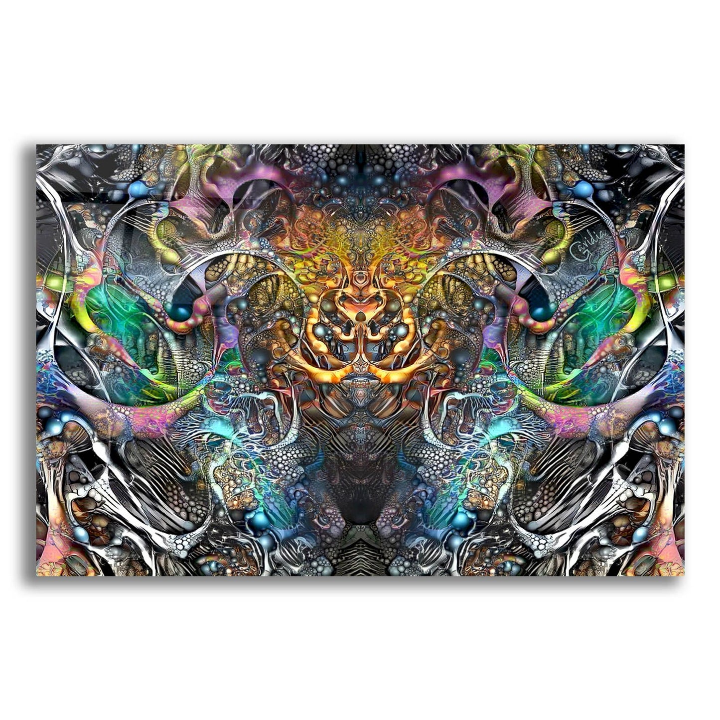 Epic Art 'Cernunnos' by Pedro Gavidia, Acrylic Glass Wall Art,16x12