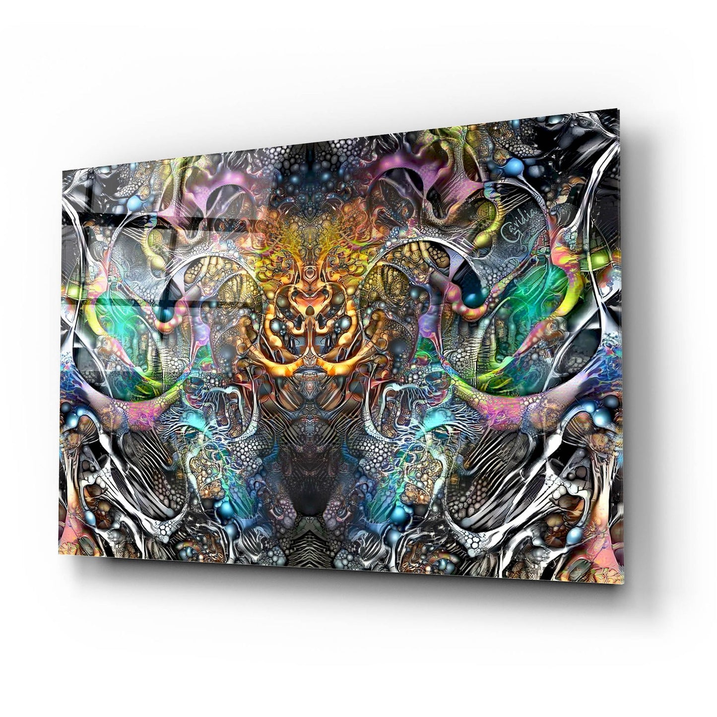 Epic Art 'Cernunnos' by Pedro Gavidia, Acrylic Glass Wall Art,24x16