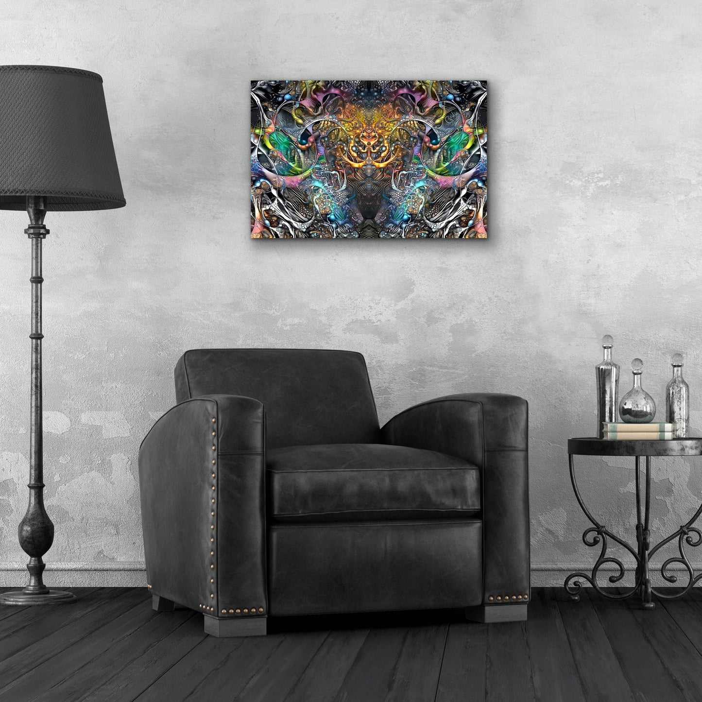 Epic Art 'Cernunnos' by Pedro Gavidia, Acrylic Glass Wall Art,24x16