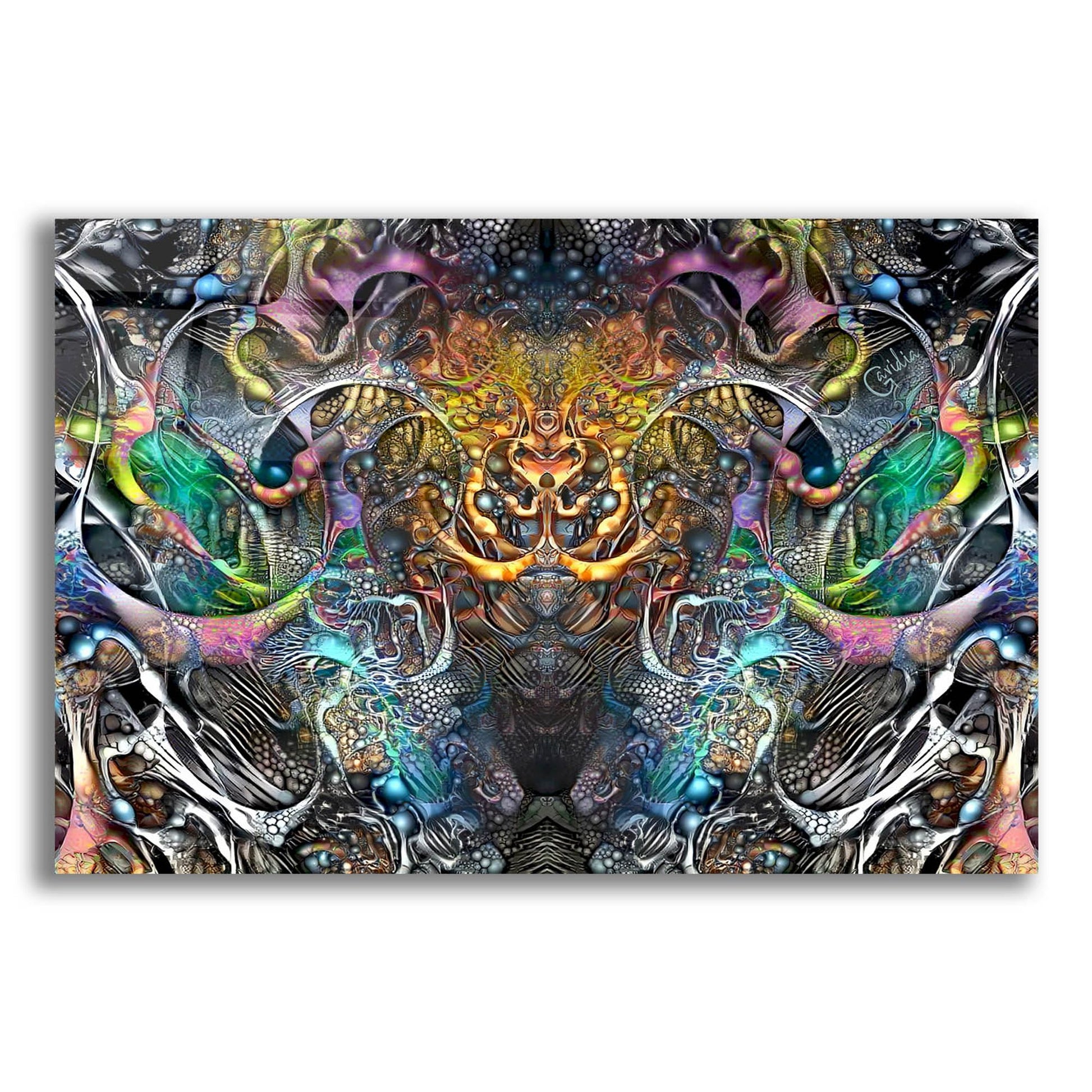 Epic Art 'Cernunnos' by Pedro Gavidia, Acrylic Glass Wall Art,24x16