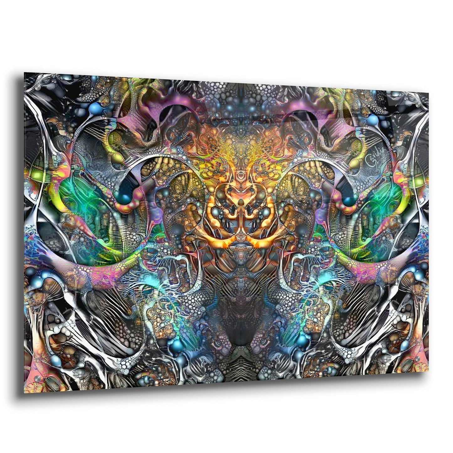 Epic Art 'Cernunnos' by Pedro Gavidia, Acrylic Glass Wall Art,36x24