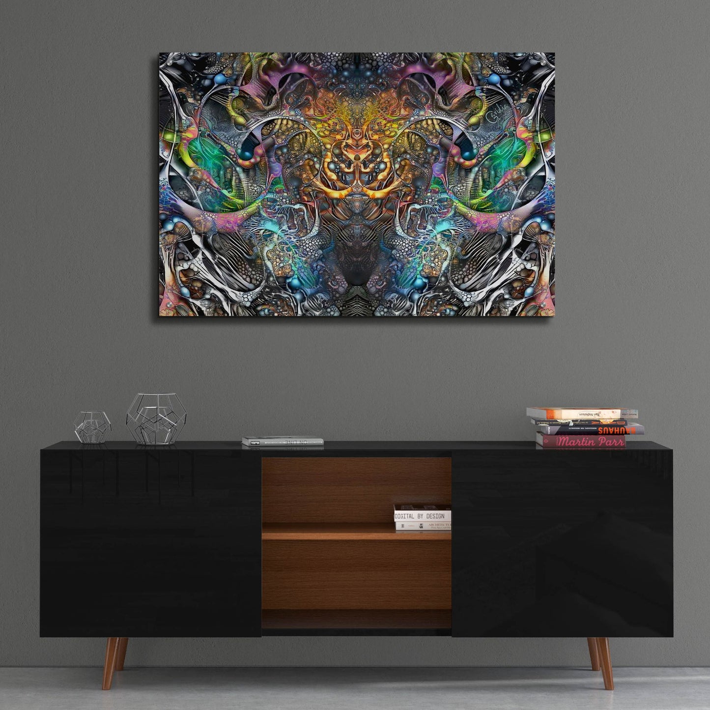 Epic Art 'Cernunnos' by Pedro Gavidia, Acrylic Glass Wall Art,36x24