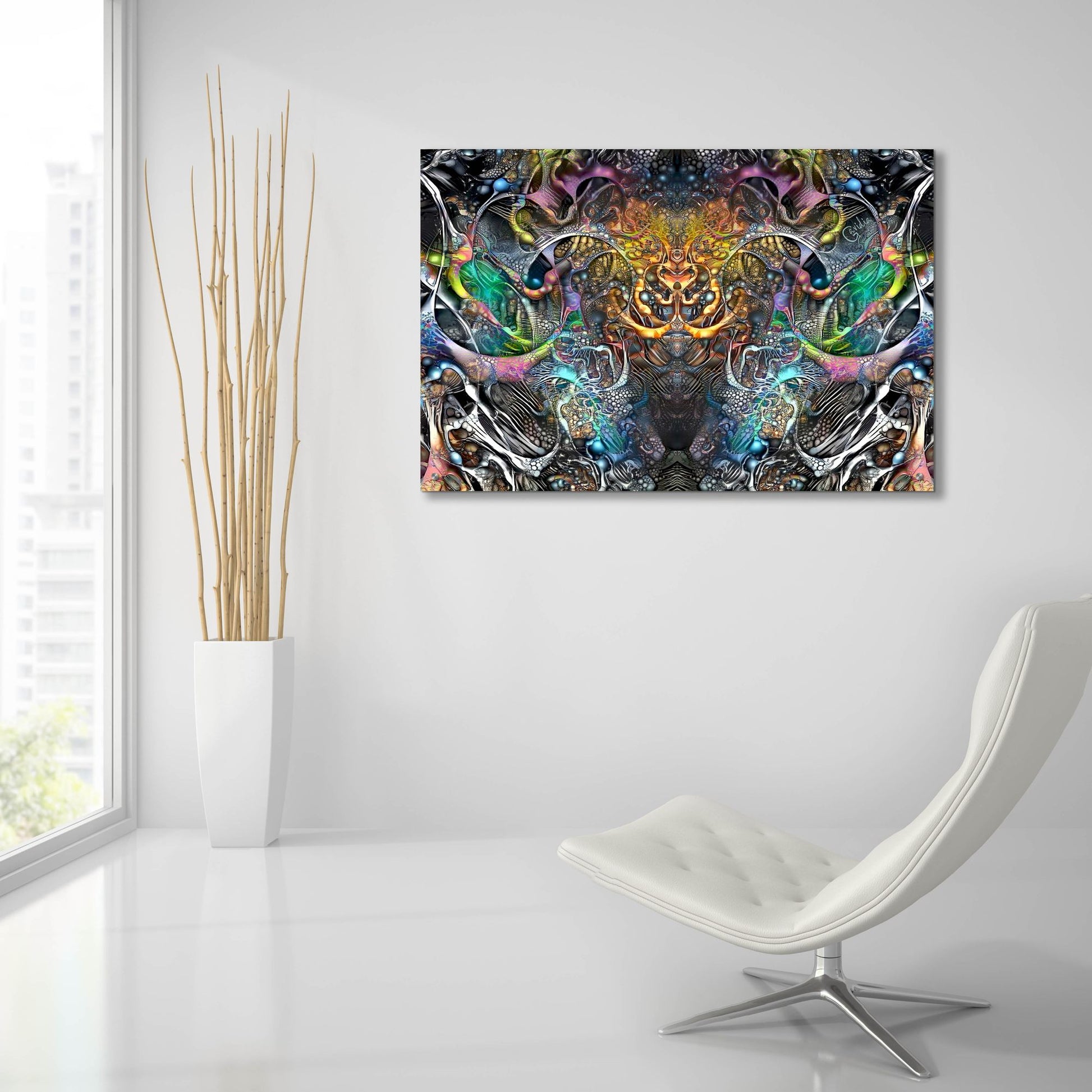 Epic Art 'Cernunnos' by Pedro Gavidia, Acrylic Glass Wall Art,36x24