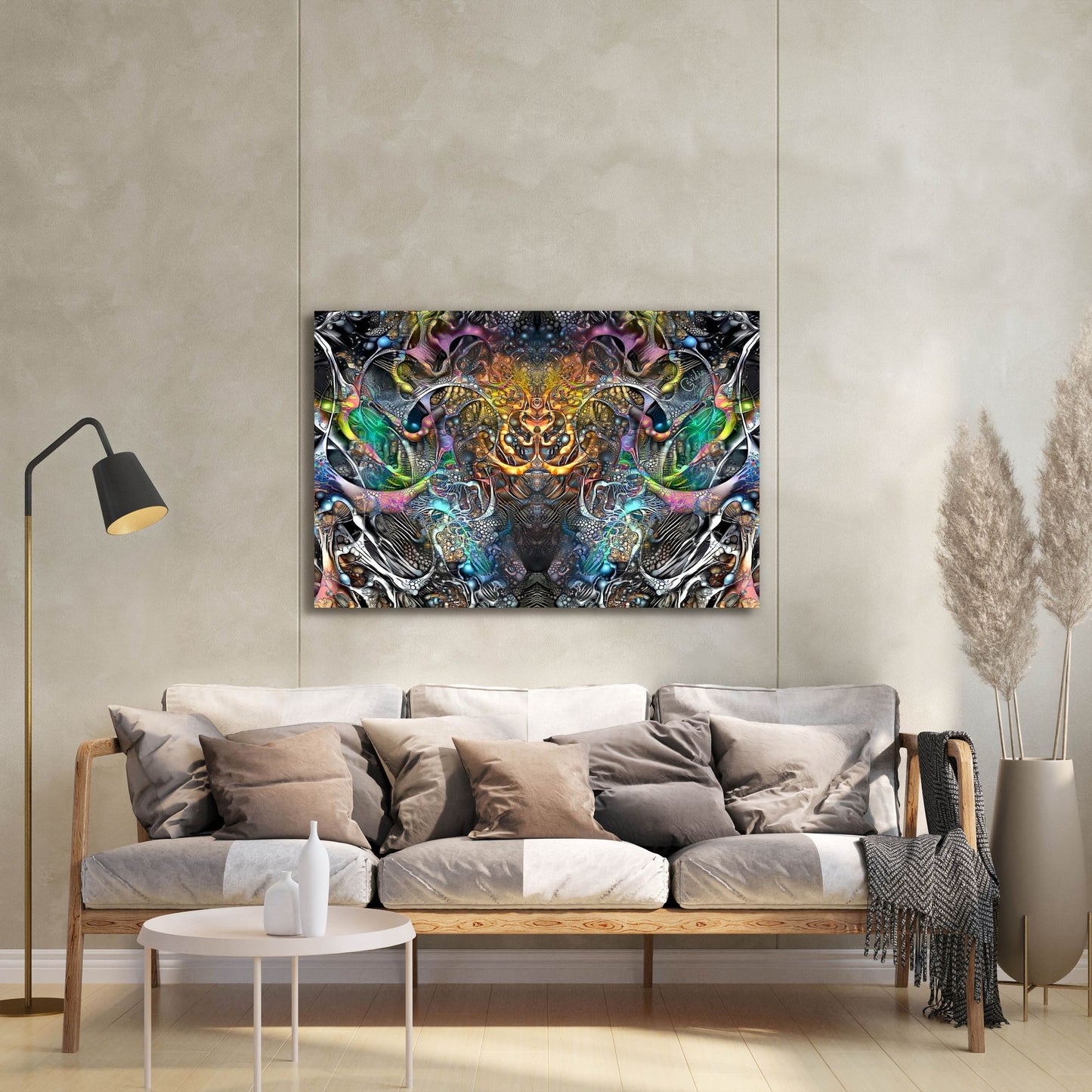 Epic Art 'Cernunnos' by Pedro Gavidia, Acrylic Glass Wall Art,36x24