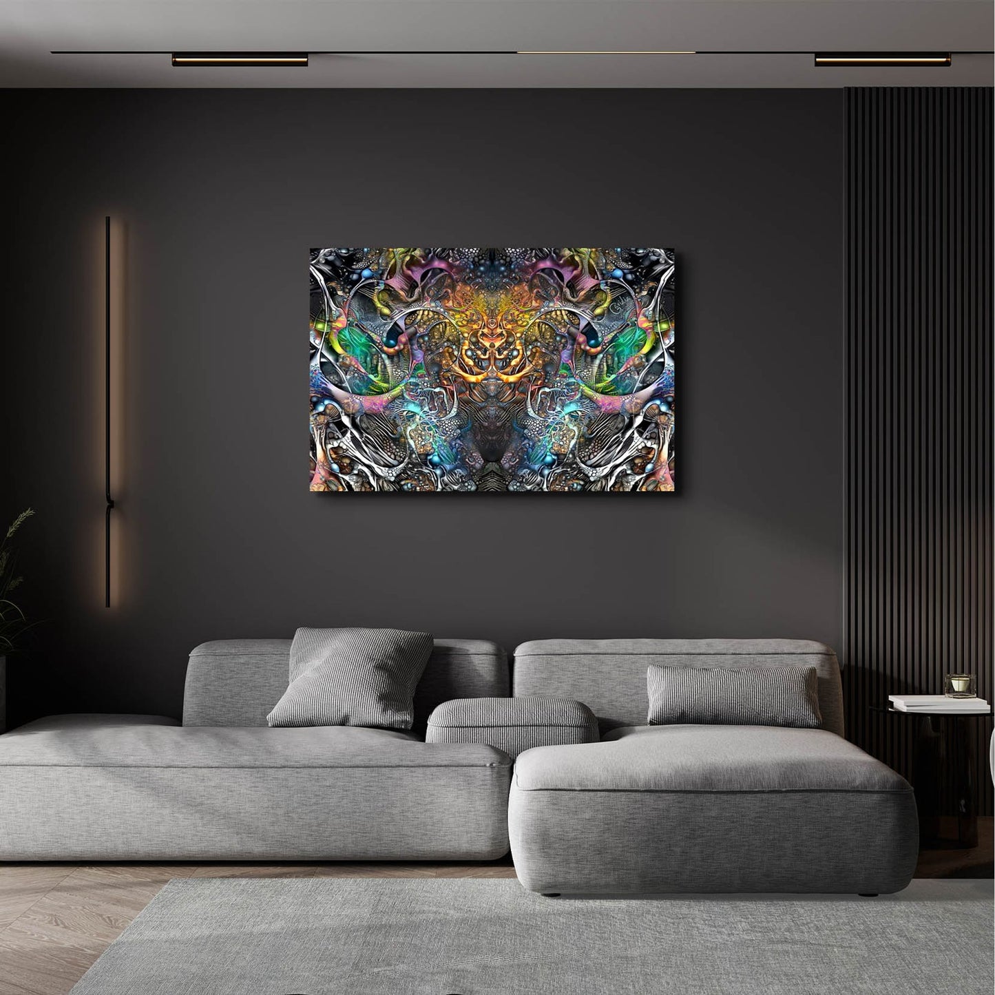 Epic Art 'Cernunnos' by Pedro Gavidia, Acrylic Glass Wall Art,36x24