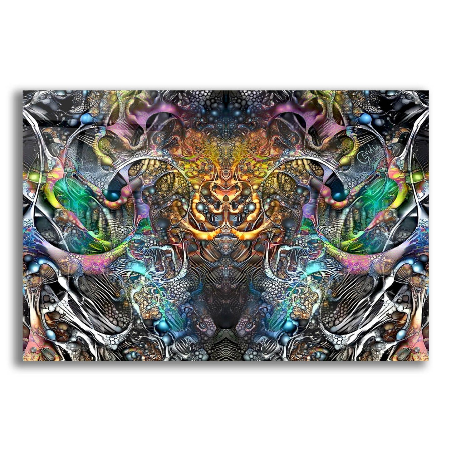 Epic Art 'Cernunnos' by Pedro Gavidia, Acrylic Glass Wall Art,36x24