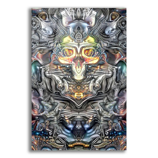 Epic Art 'Chromocranial Urn' by Pedro Gavidia, Acrylic Glass Wall Art