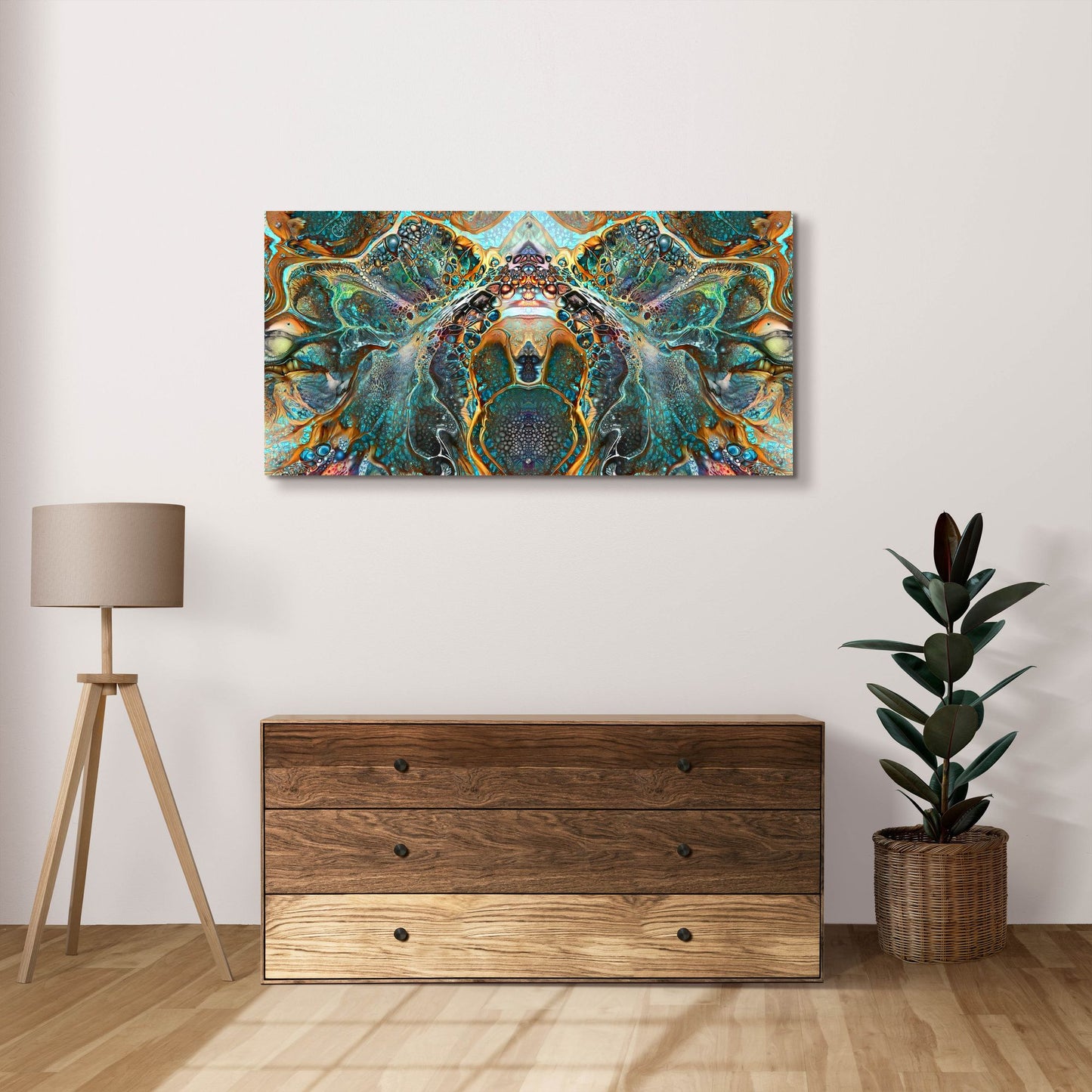 Epic Art 'Emerald Bridge' by Pedro Gavidia, Acrylic Glass Wall Art,48x24