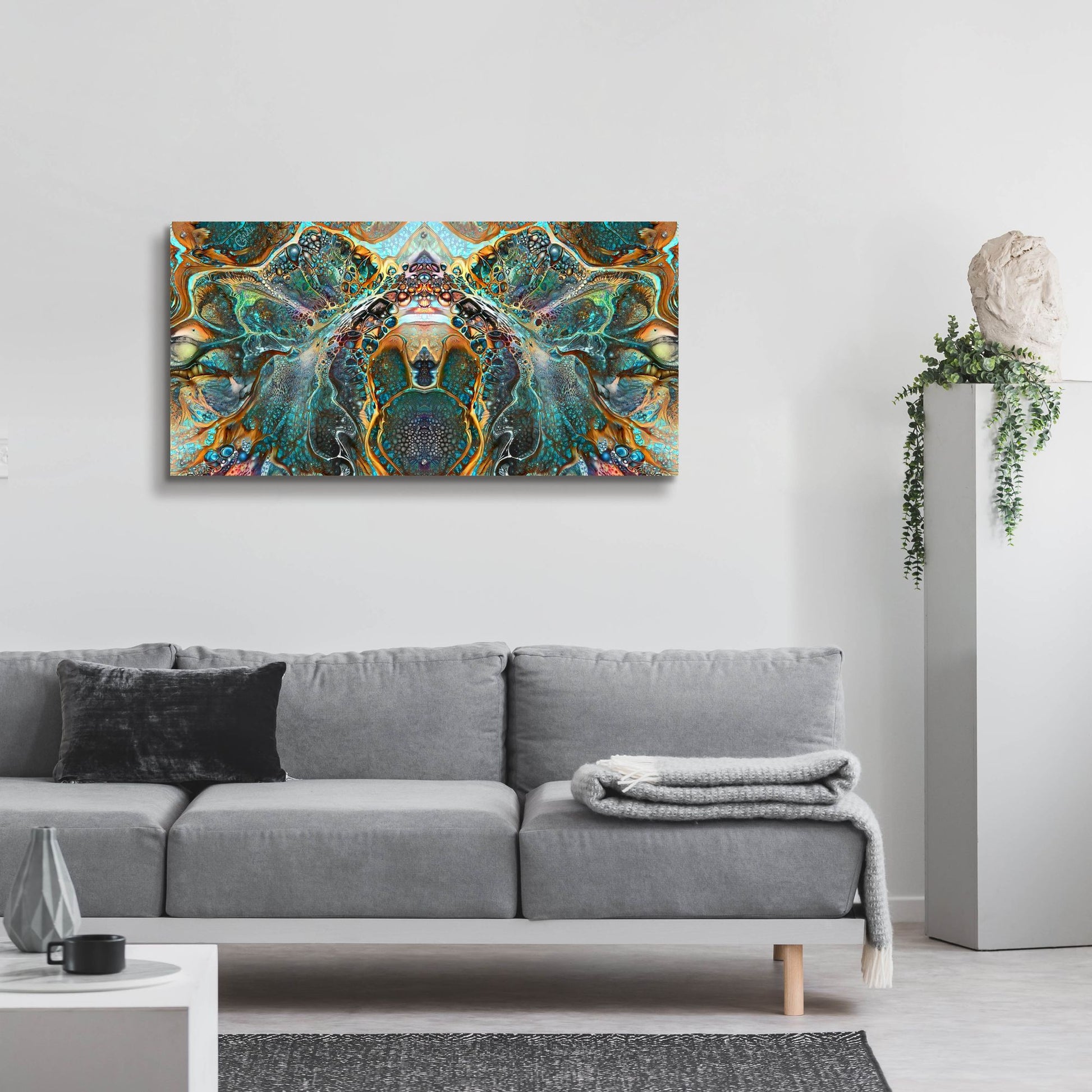 Epic Art 'Emerald Bridge' by Pedro Gavidia, Acrylic Glass Wall Art,48x24