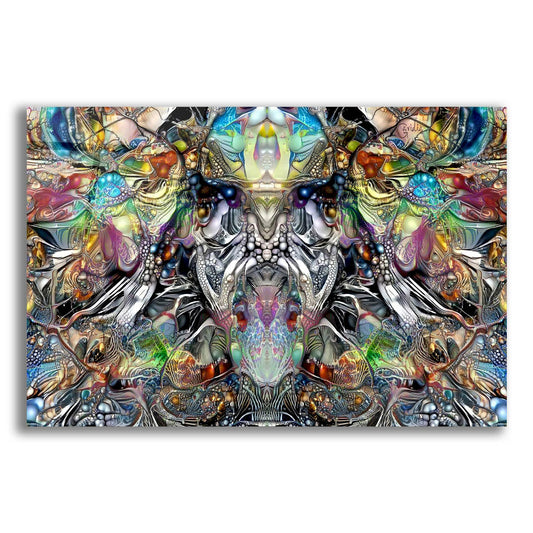 Epic Art 'Enigmatic Faces' by Pedro Gavidia, Acrylic Glass Wall Art