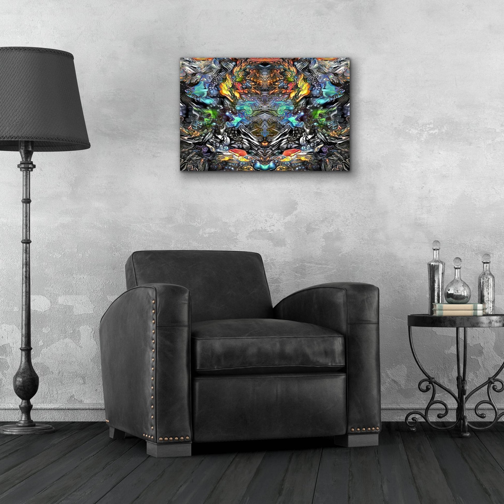 Epic Art 'Evolution' by Pedro Gavidia, Acrylic Glass Wall Art,24x16