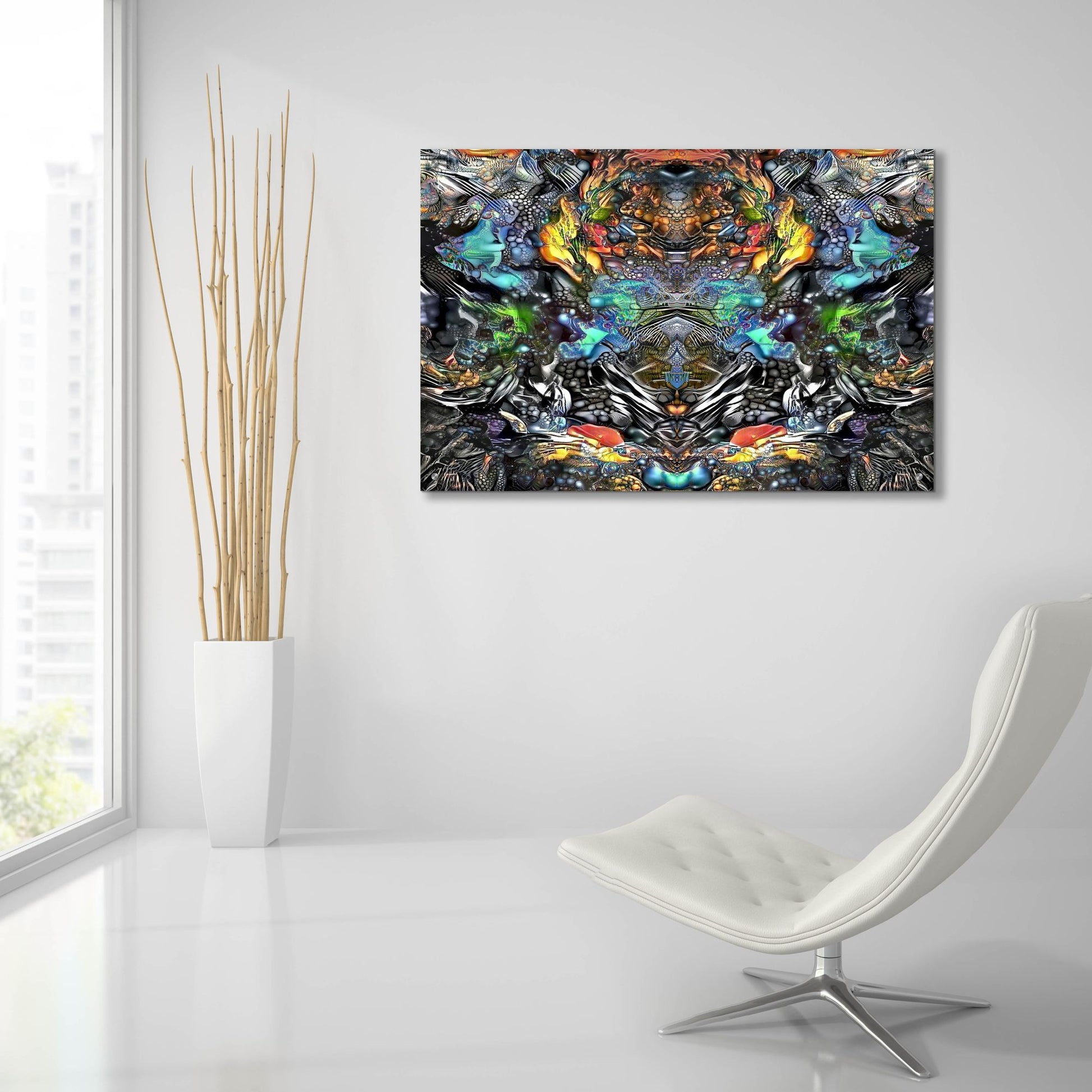 Epic Art 'Evolution' by Pedro Gavidia, Acrylic Glass Wall Art,36x24