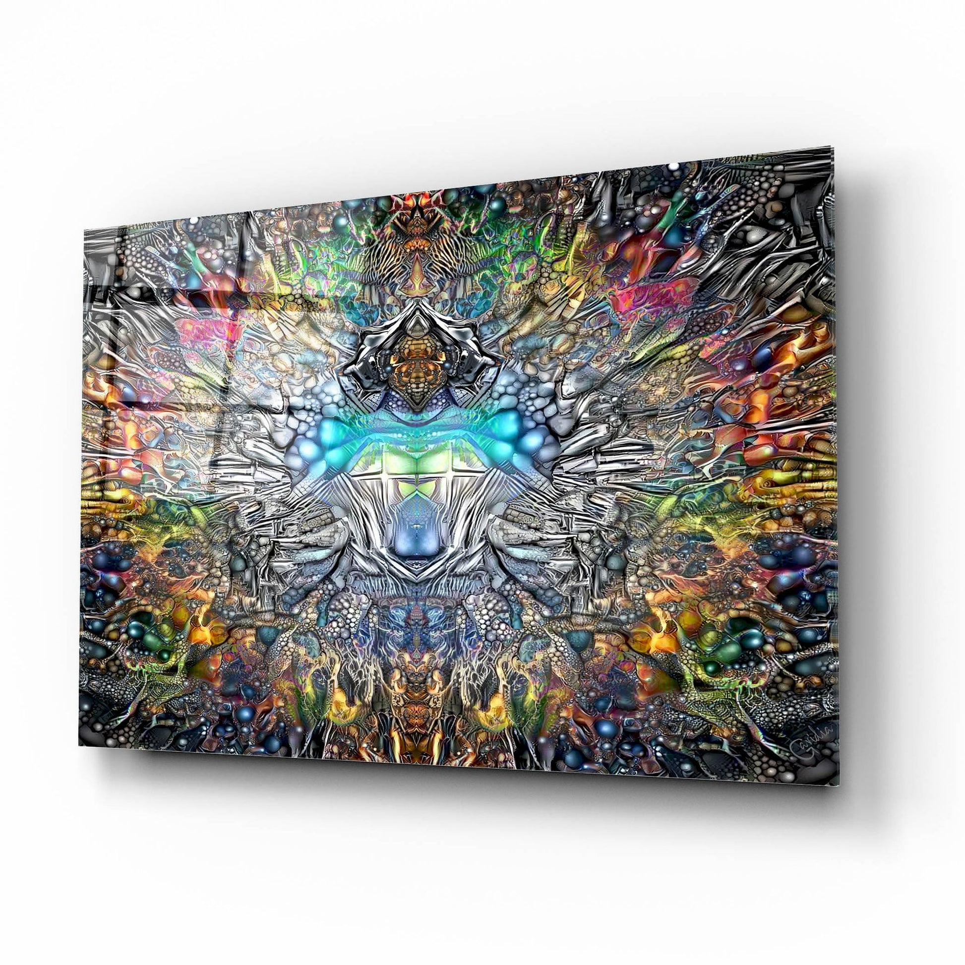 Epic Art 'Fifth Sun' by Pedro Gavidia, Acrylic Glass Wall Art,16x12