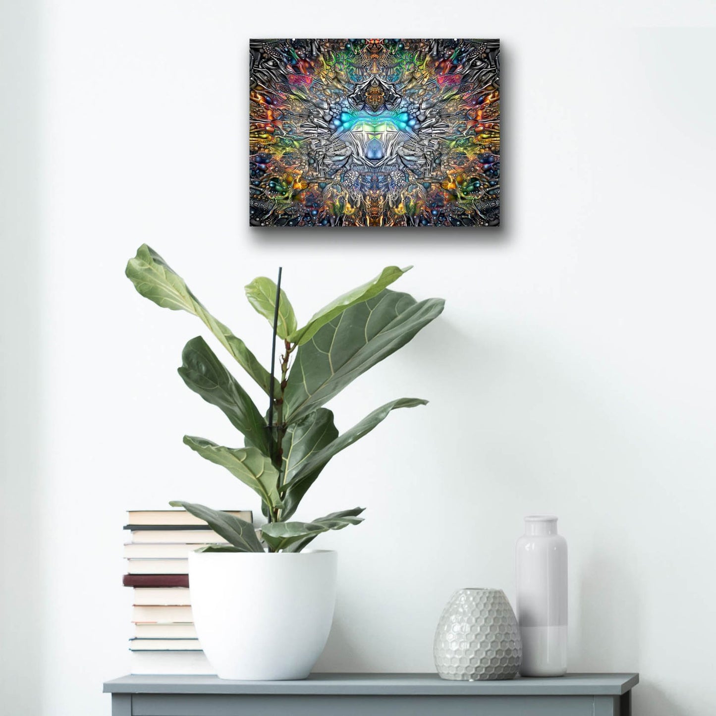 Epic Art 'Fifth Sun' by Pedro Gavidia, Acrylic Glass Wall Art,16x12