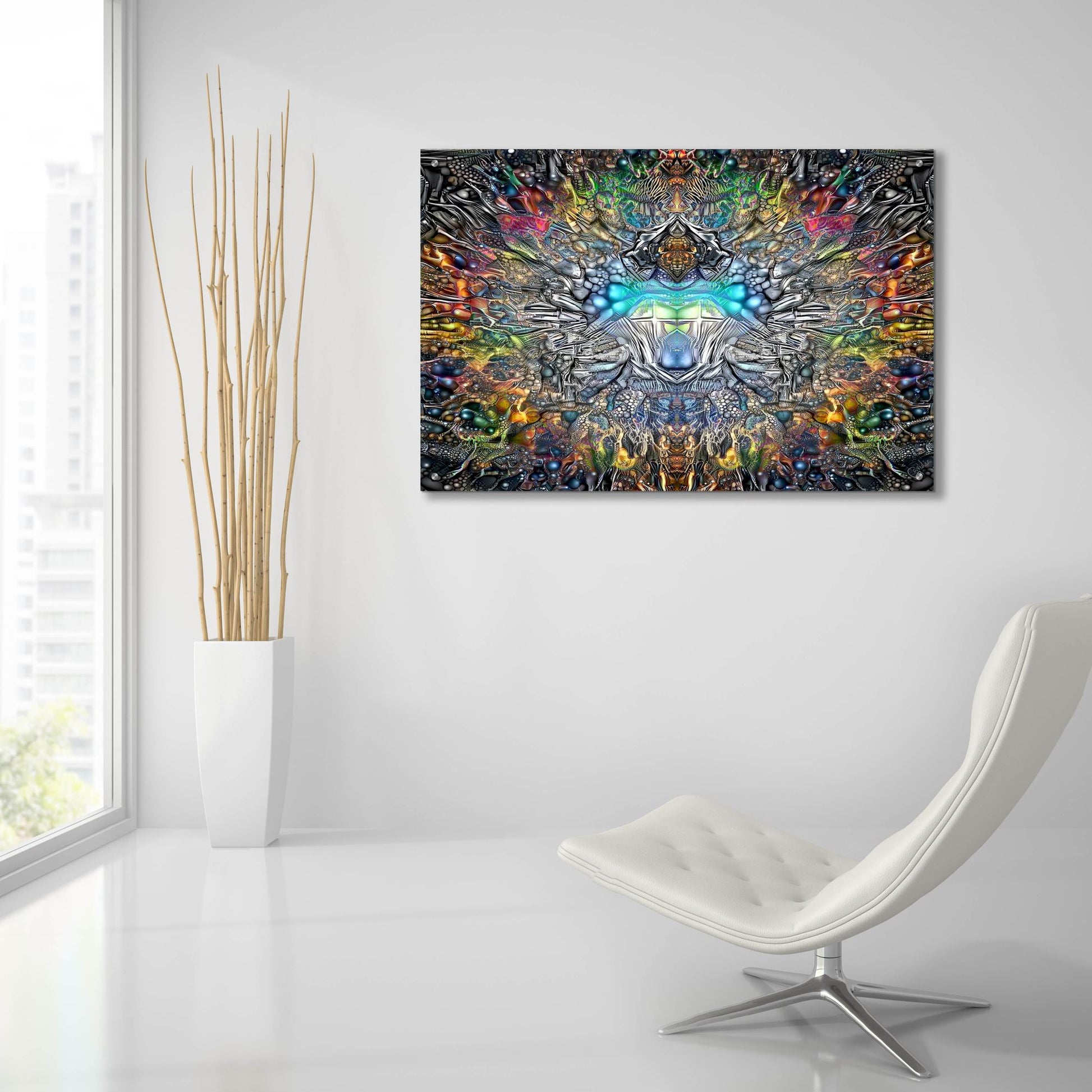 Epic Art 'Fifth Sun' by Pedro Gavidia, Acrylic Glass Wall Art,36x24