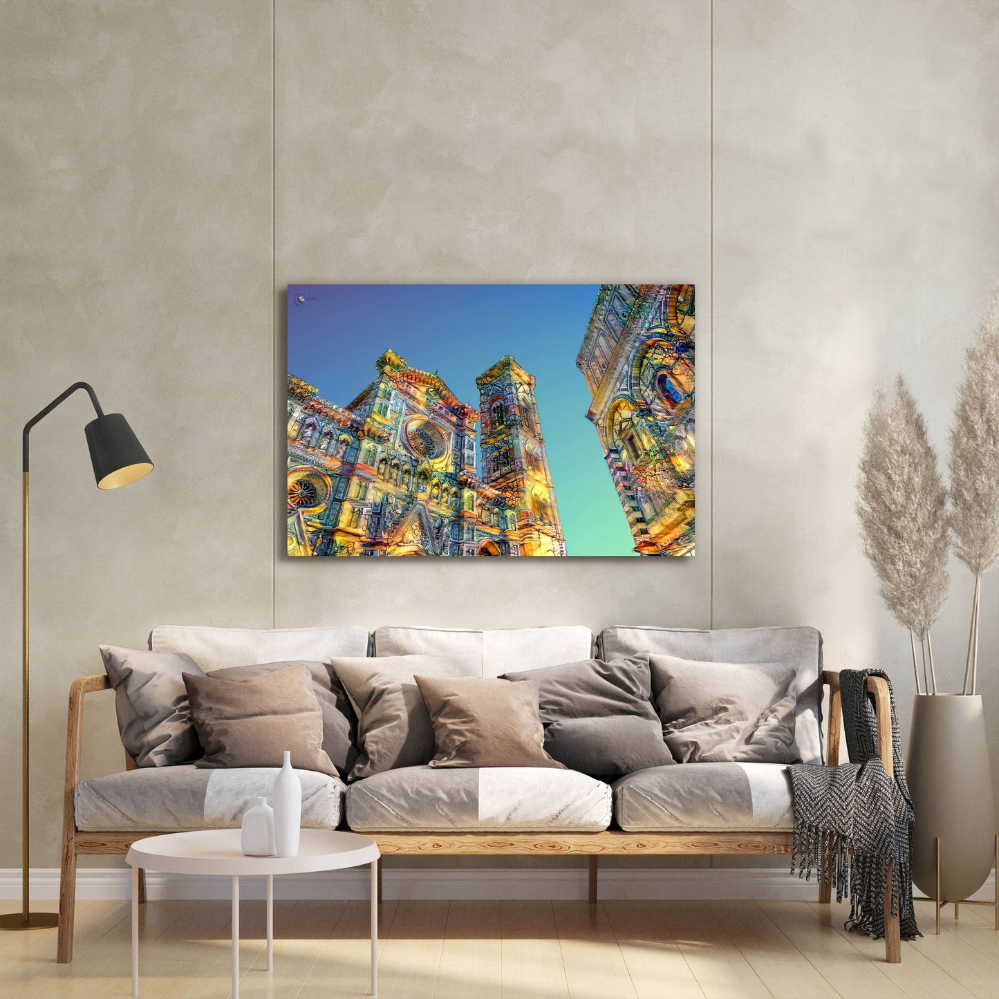 Epic Art 'Florence Italy Cathedral Of Saint Mary Of The Flower Ver2' by Pedro Gavidia, Acrylic Glass Wall Art,36x24