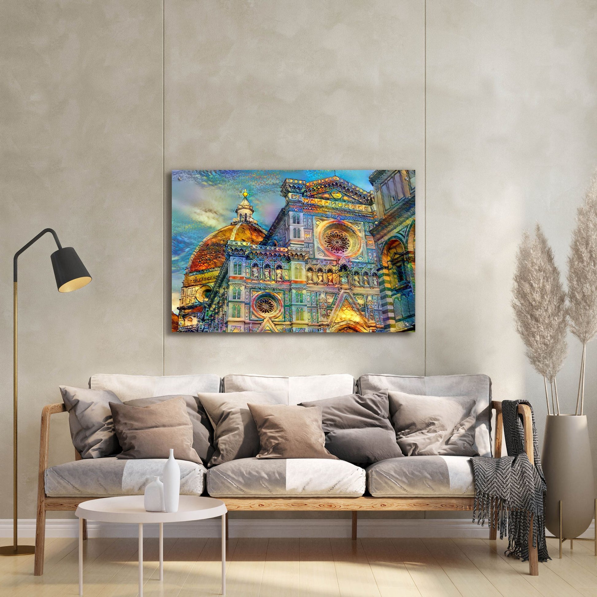 Epic Art 'Florence Italy Cathedral Of Saint Mary Of The Flower' by Pedro Gavidia, Acrylic Glass Wall Art,36x24